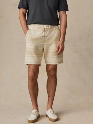 Whitewater Sweatshort - Ivory Desert Stripe