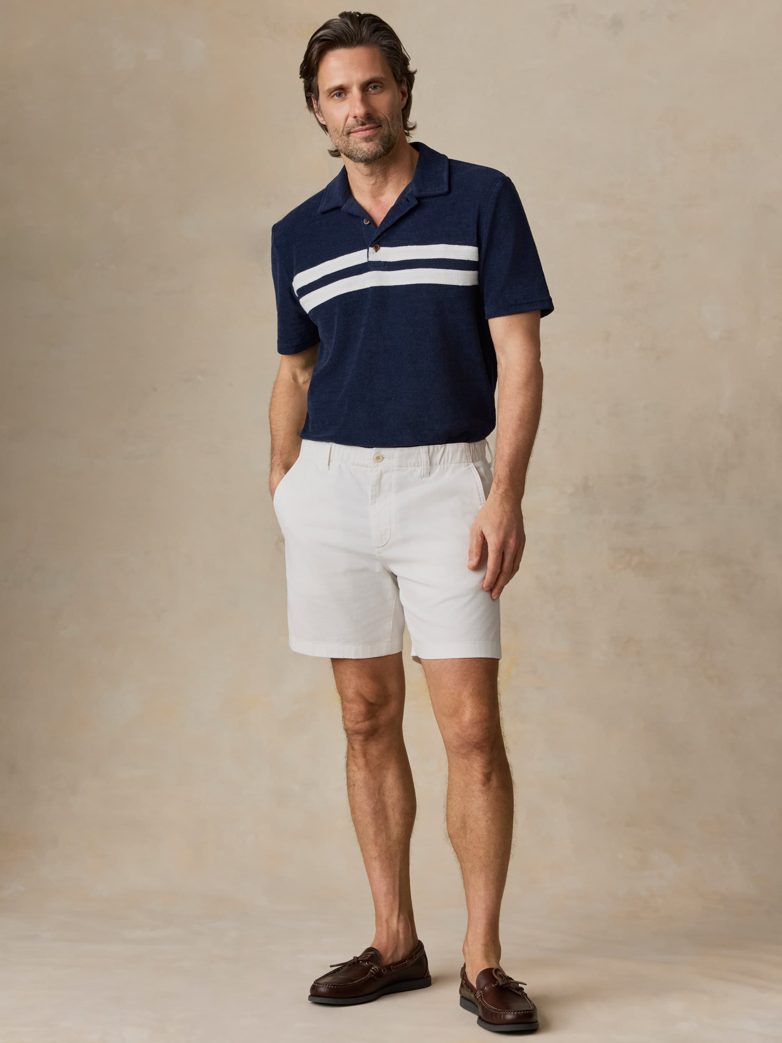 Reserve Chino Short - Boneyard White | Faherty Brand