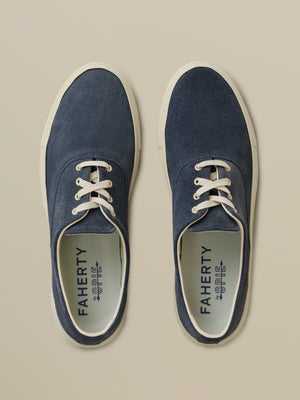 Faherty X Opie Way Deck Sneaker - Spellbound
