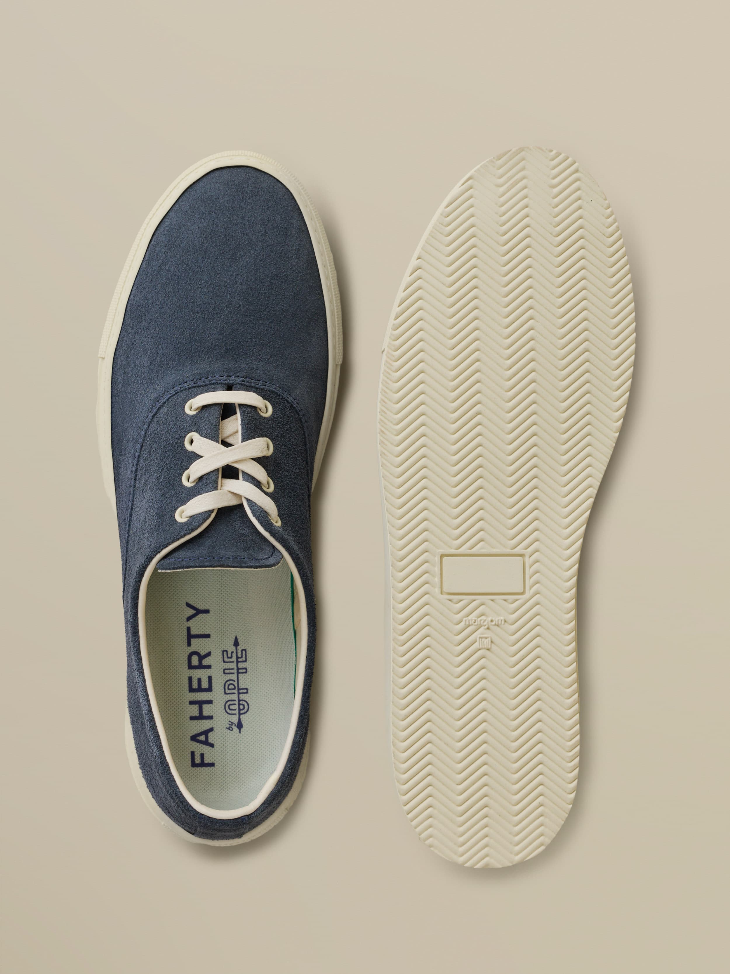 Faherty X Opie Way Deck Sneaker - Spellbound | Faherty Brand