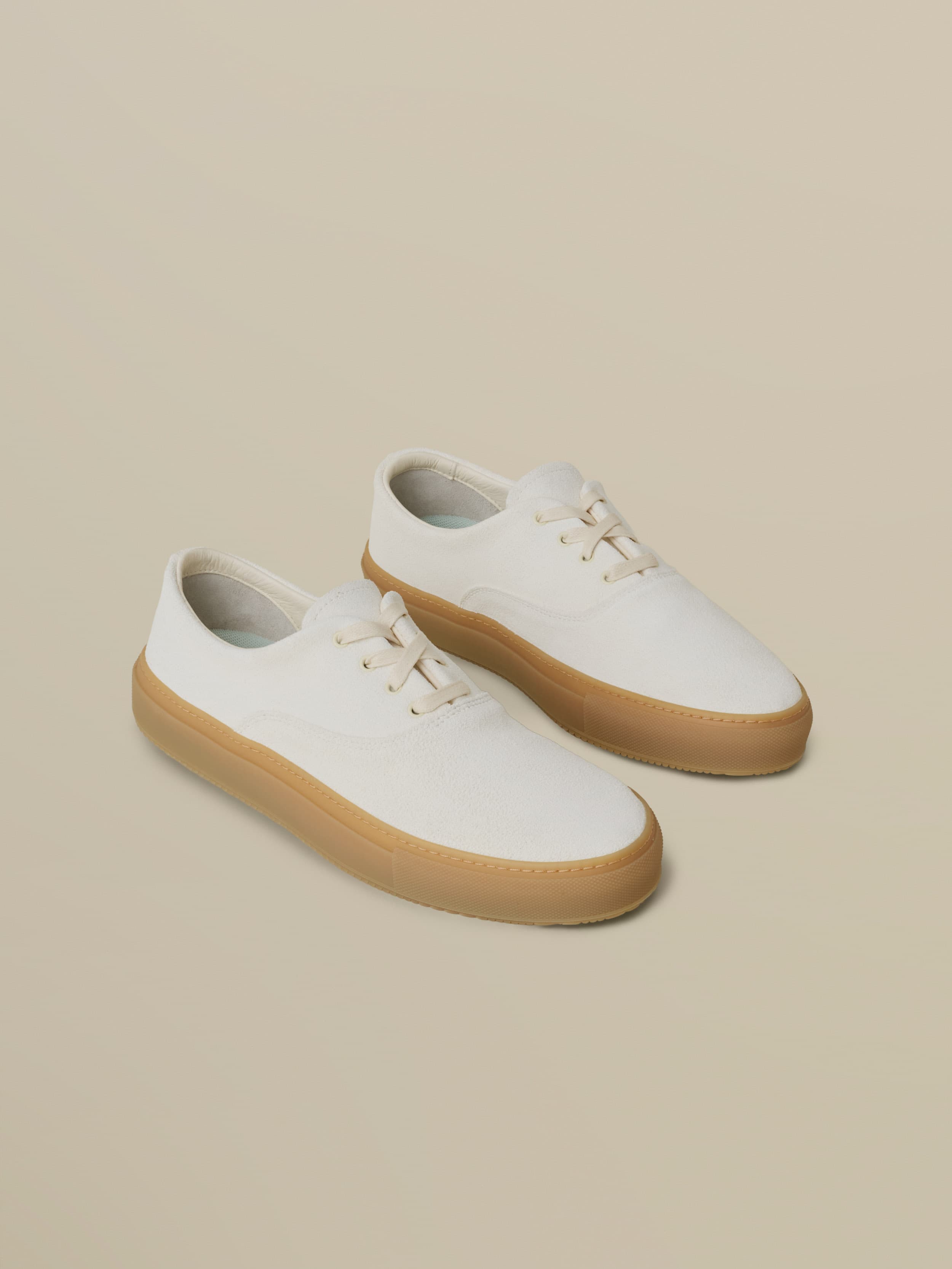 Faherty X Opie Way Deck Sneaker - Off White | Faherty Brand