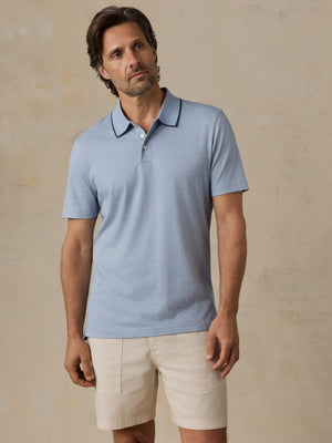 Short-Sleeve Movement™ Pique Polo - Inland Creek Melange