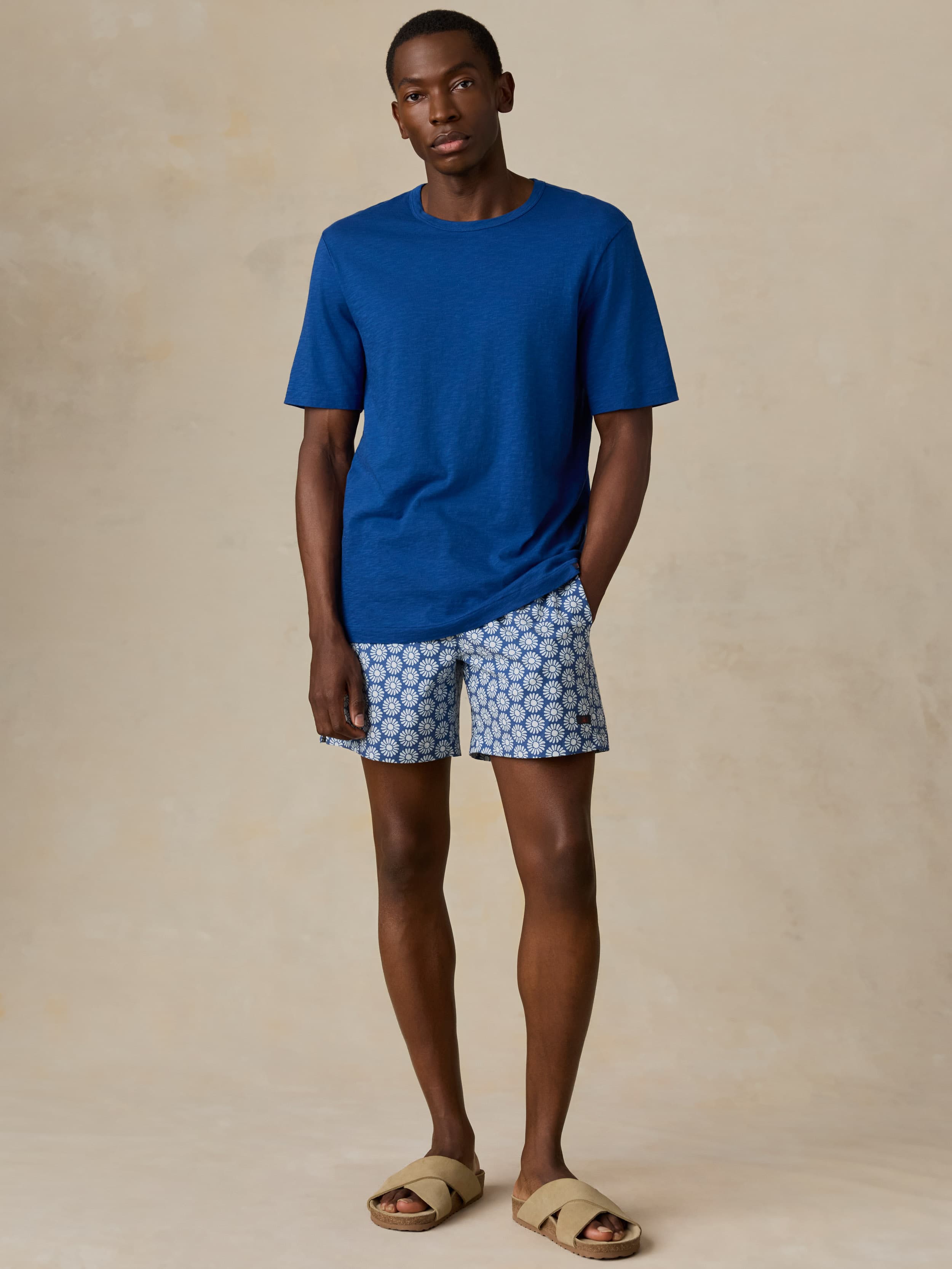 Sunwashed Regenerative Tee - Antilles Blue | Faherty Brand