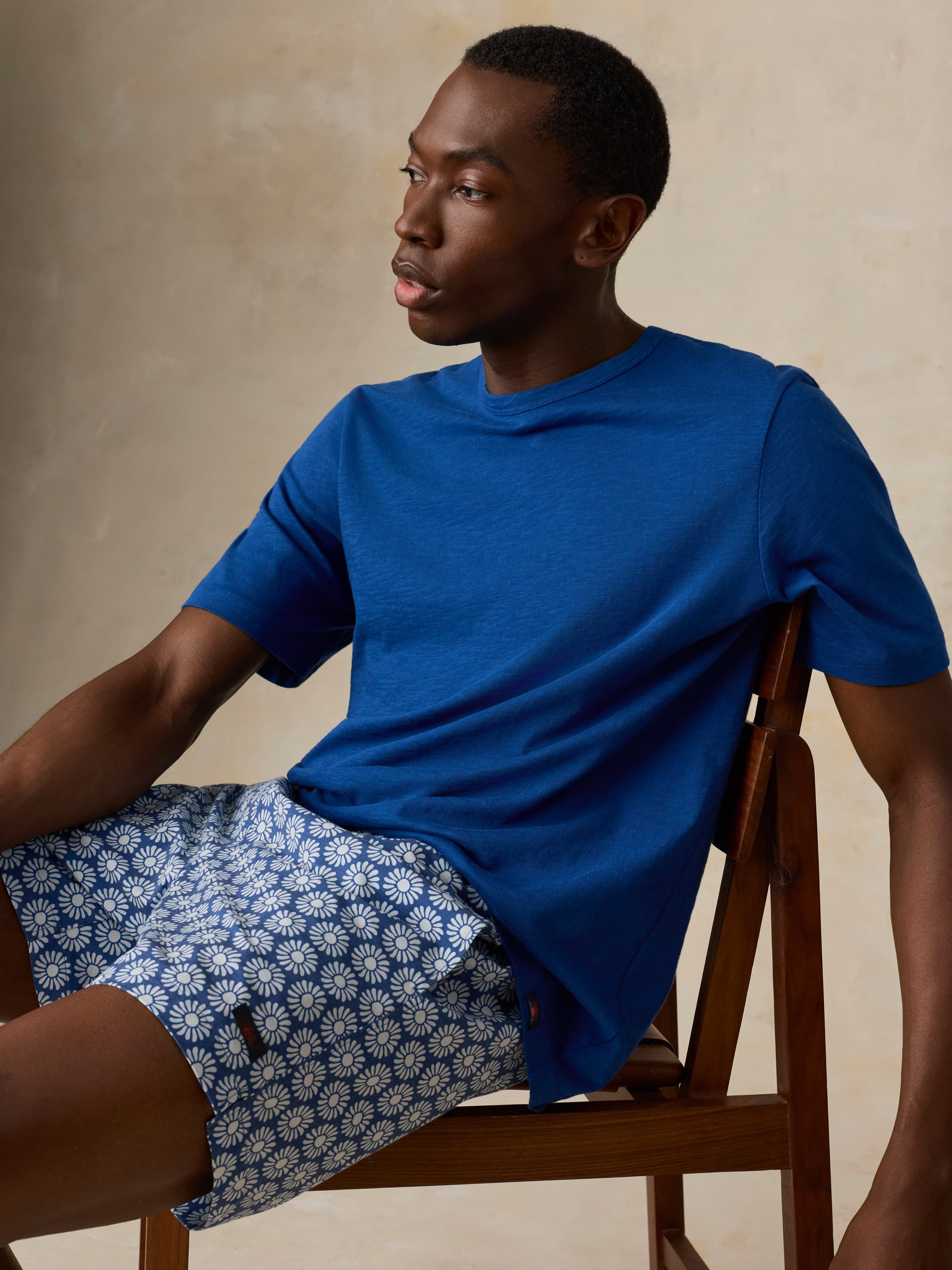 Sunwashed Regenerative Tee - Antilles Blue | Faherty Brand