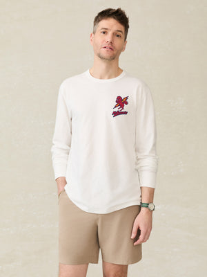 St. John's Long-Sleeve Sunwashed Tee - White