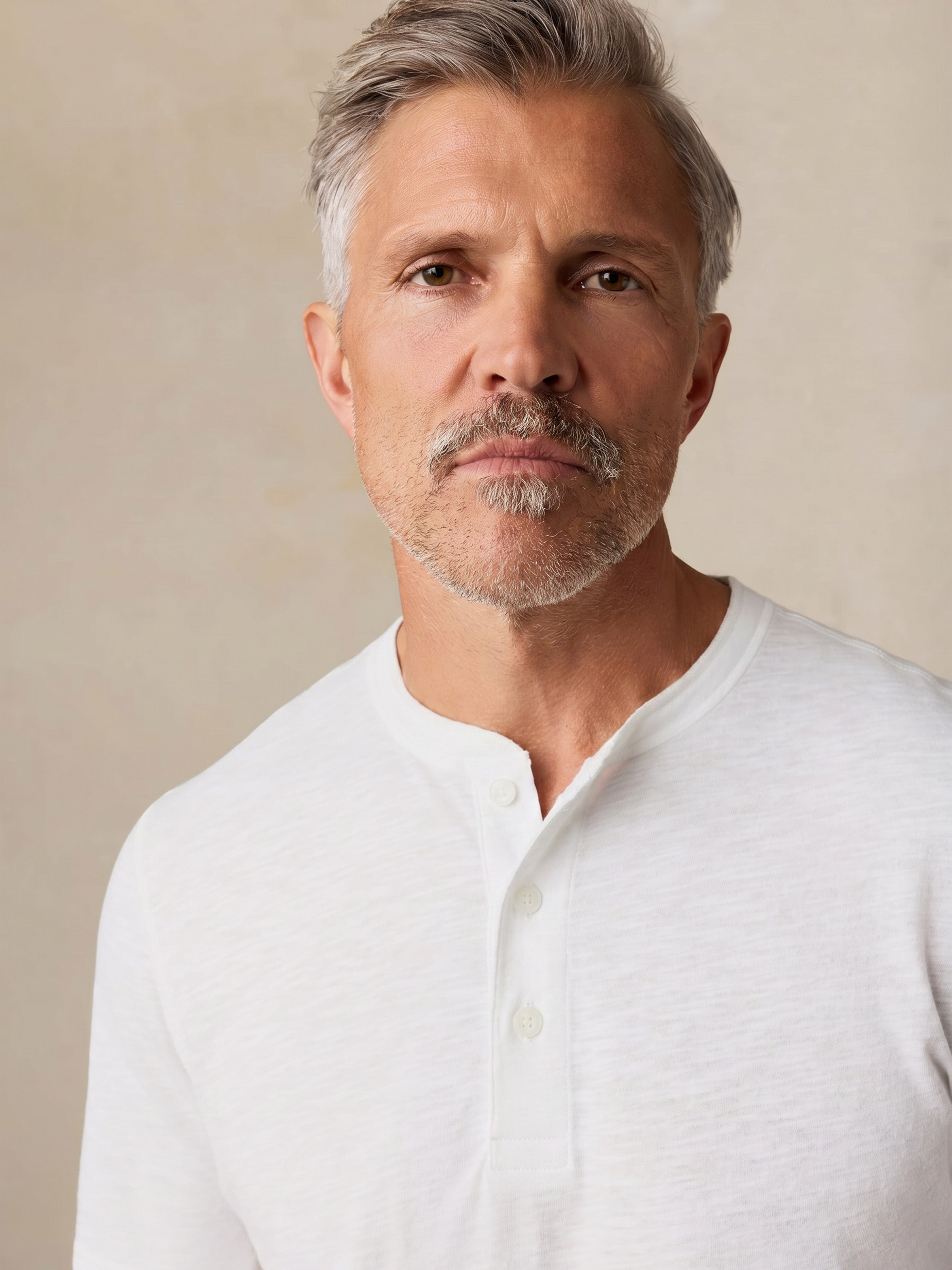 Short-Sleeve Breeze Henley - White | Faherty Brand