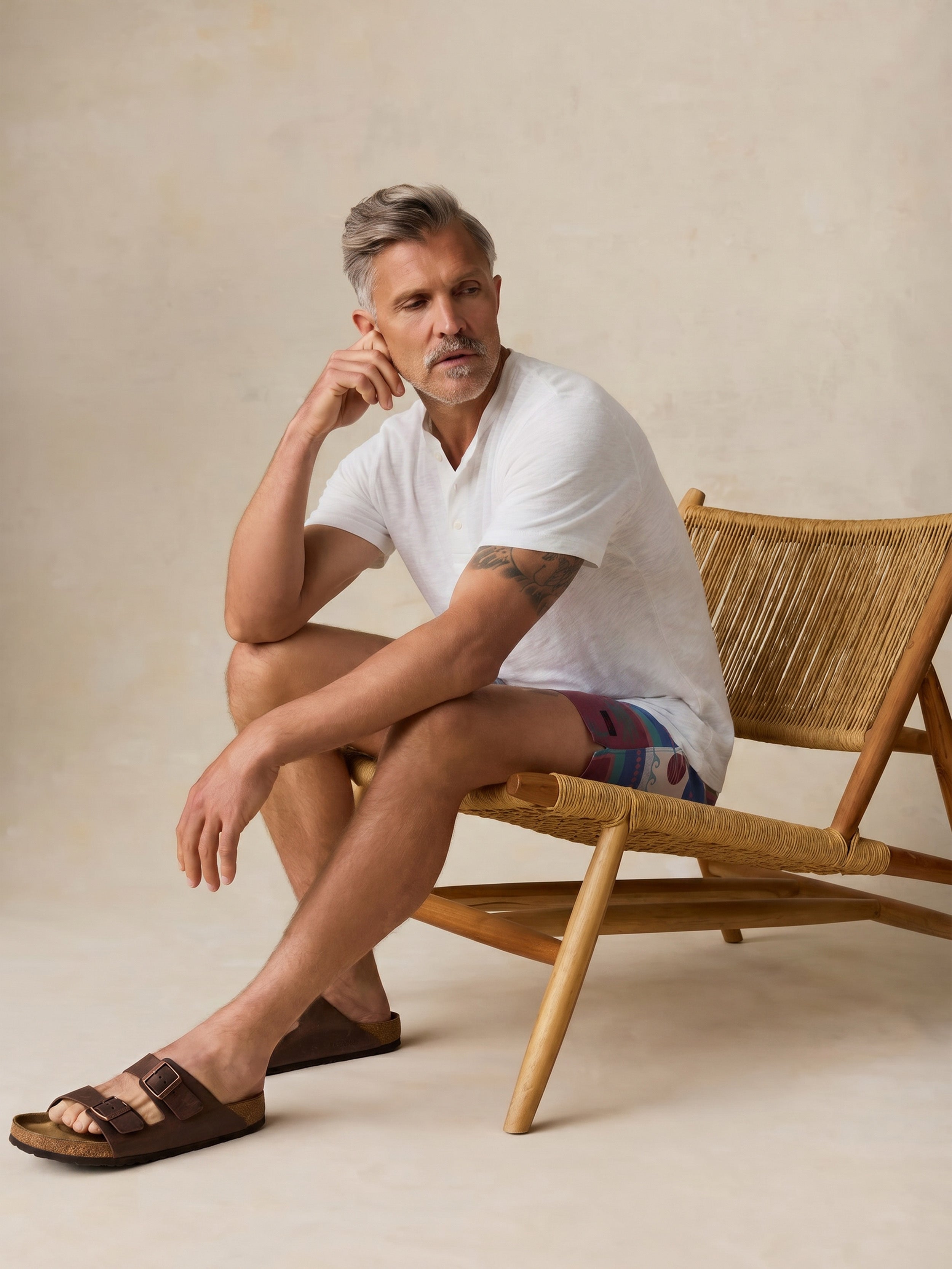 Short-Sleeve Breeze Henley - White | Faherty Brand