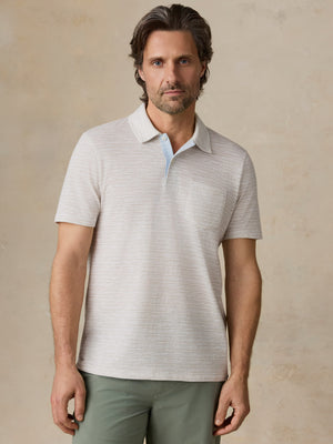 Short-Sleeve Breeze Polo - Desert Wake Stripe