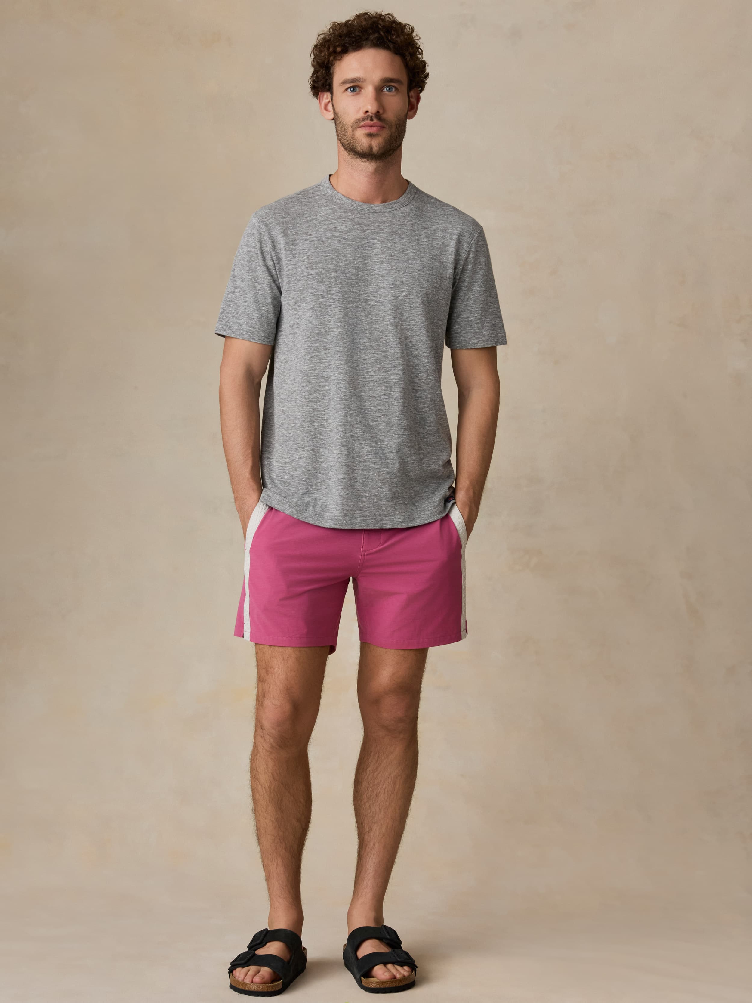 Short-Sleeve Breeze Tee - Cave Grey Heather | Faherty Brand