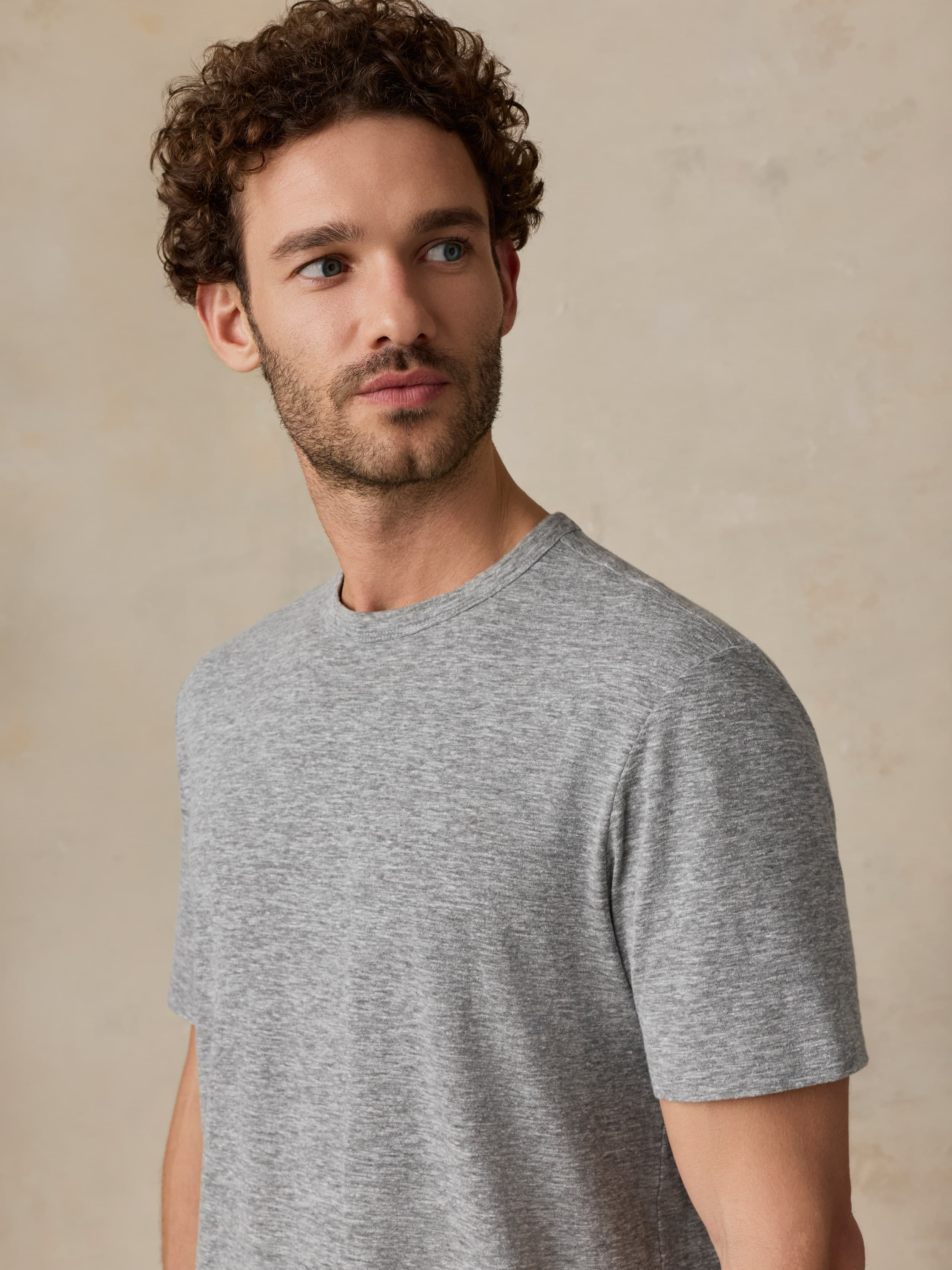 Short-Sleeve Breeze Tee - Cave Grey Heather | Faherty Brand