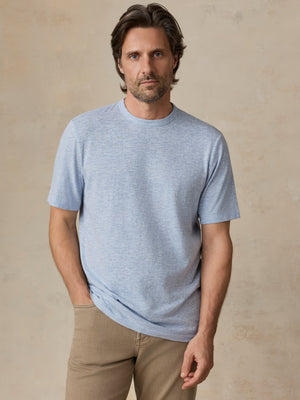 Short-Sleeve Breeze Tee - Blue Isle