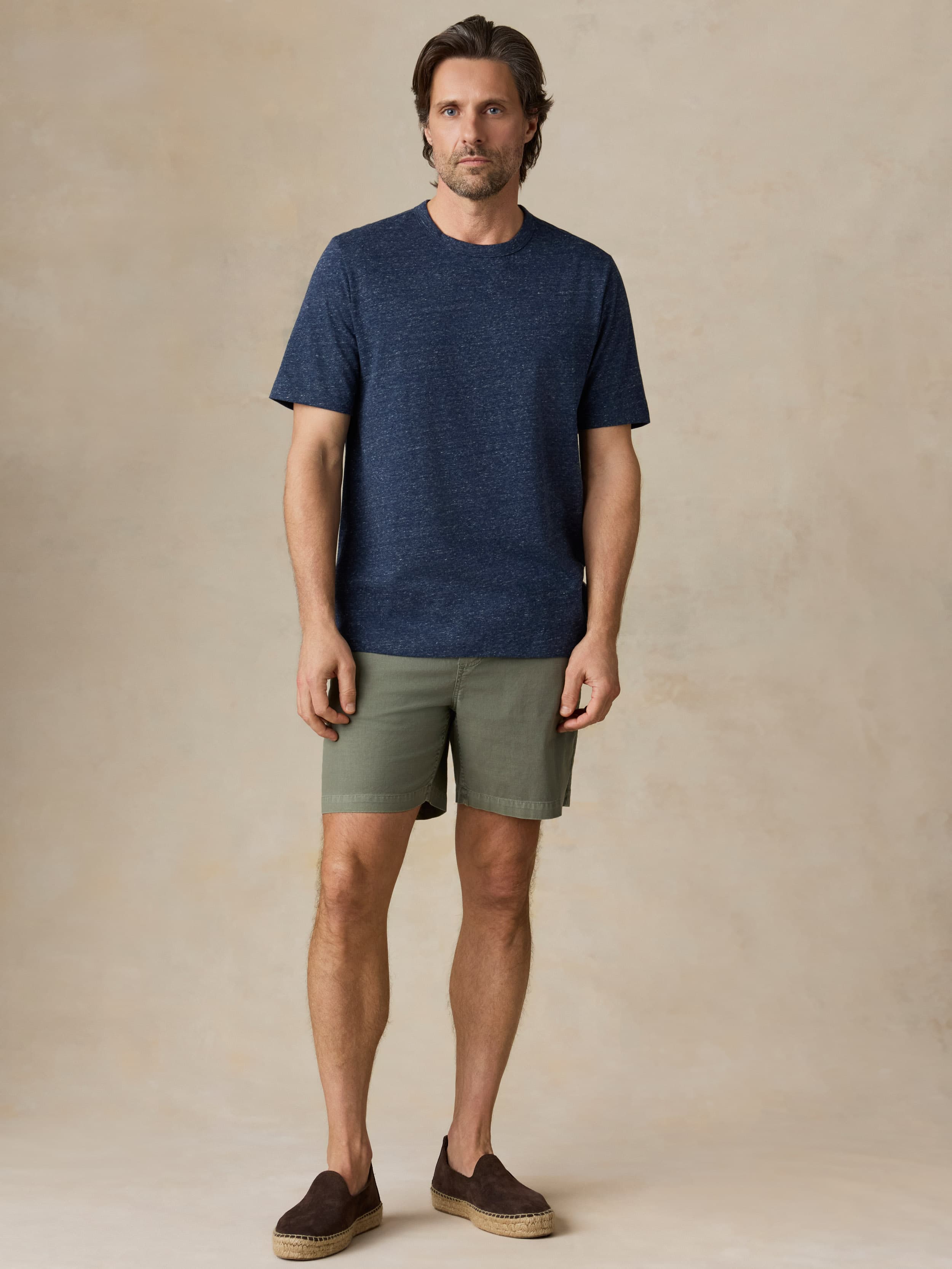 Short-Sleeve Breeze Tee - Midnight Skies Heather | Faherty Brand