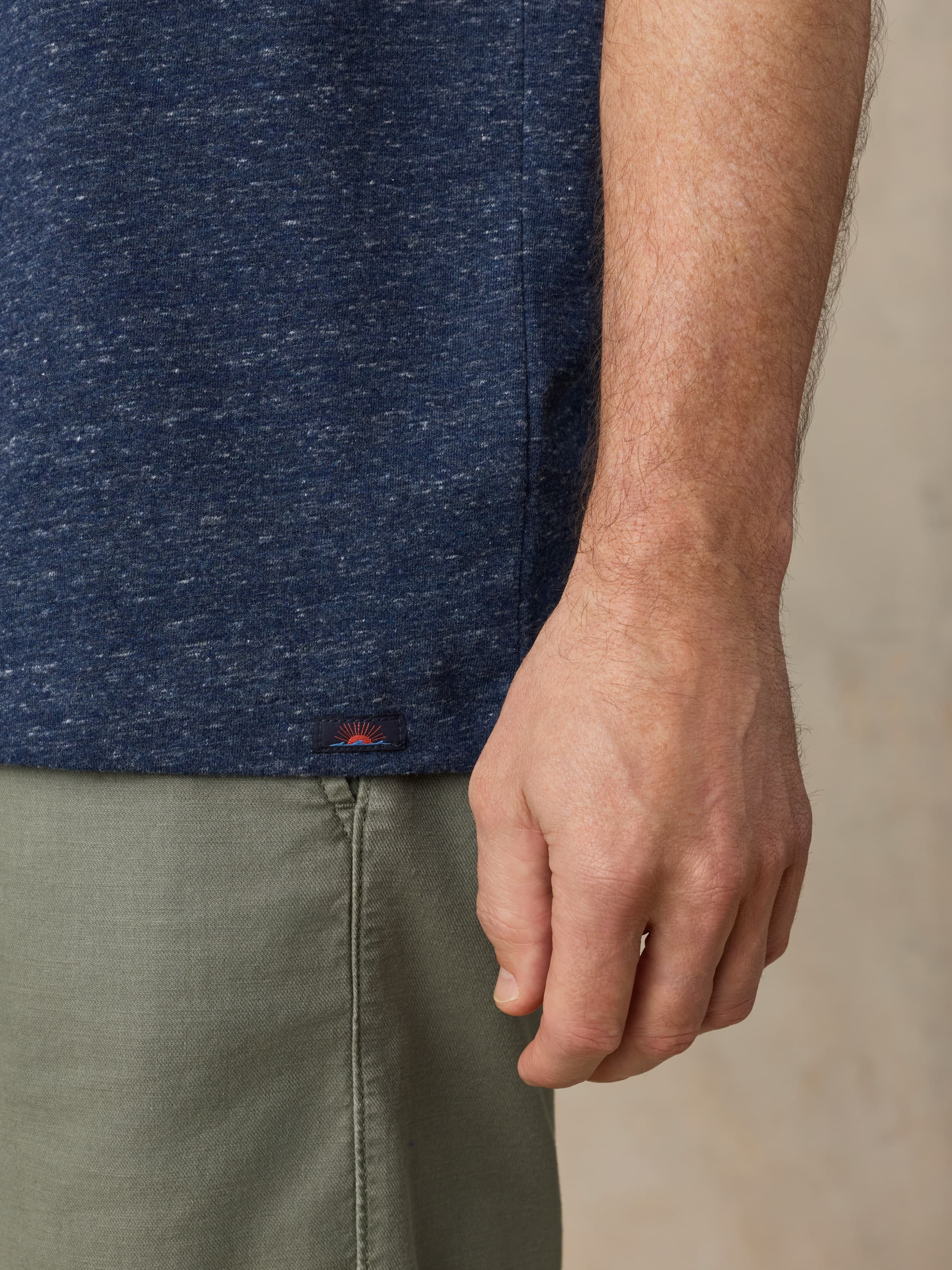 Short-Sleeve Breeze Tee - Midnight Skies Heather | Faherty Brand