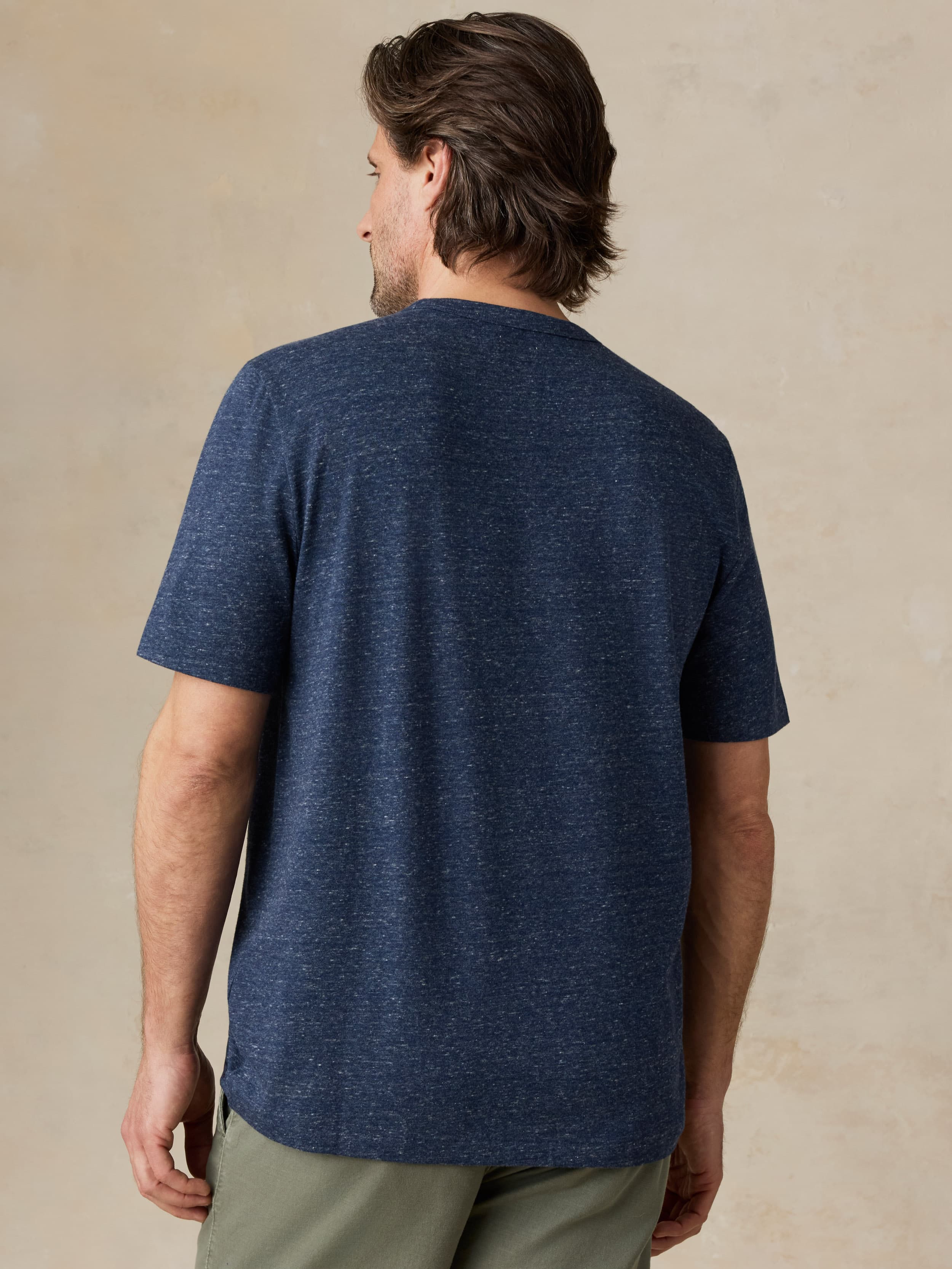 Short-Sleeve Breeze Tee - Midnight Skies Heather | Faherty Brand
