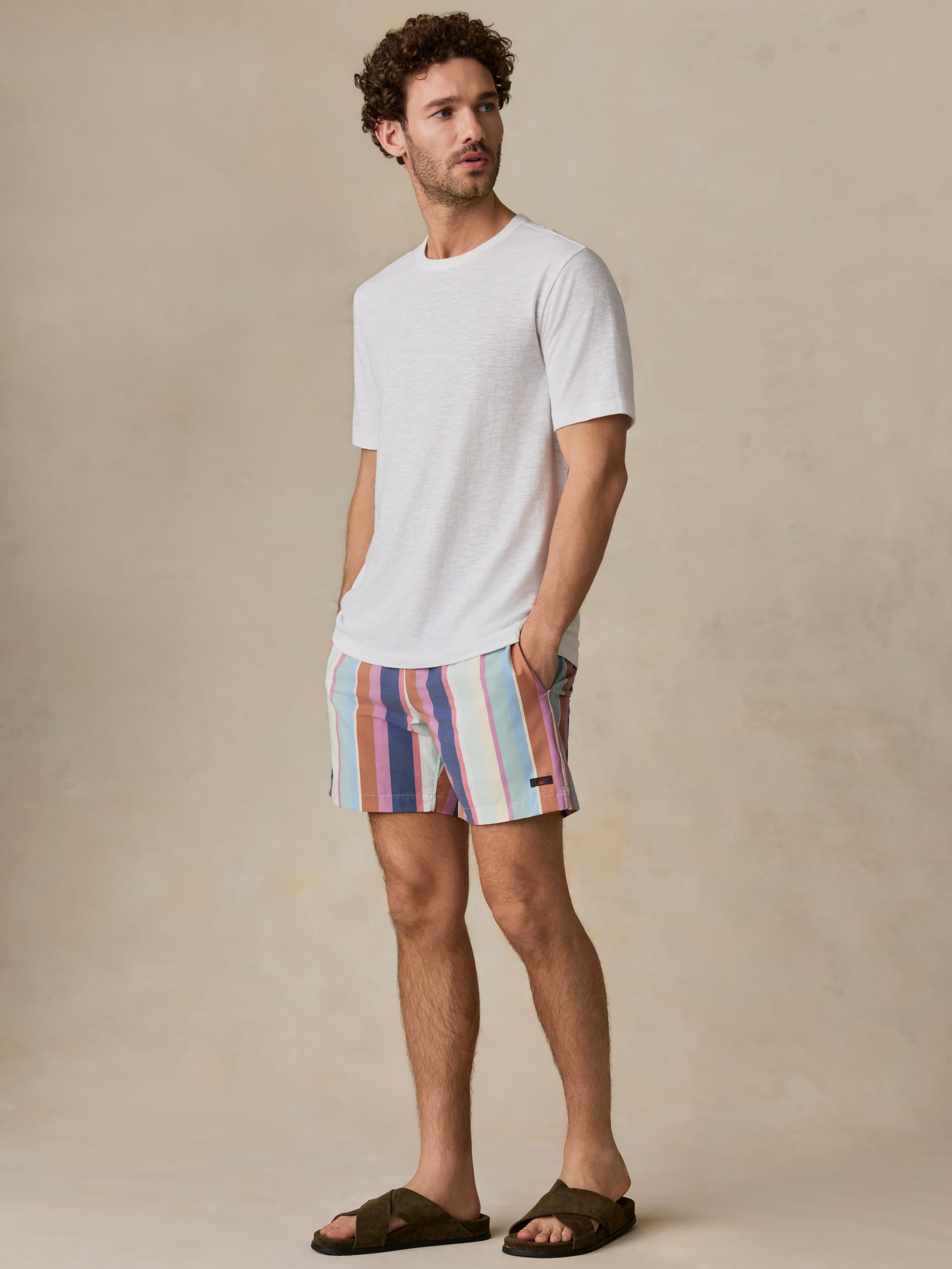 Short-Sleeve Breeze Tee - White | Faherty Brand