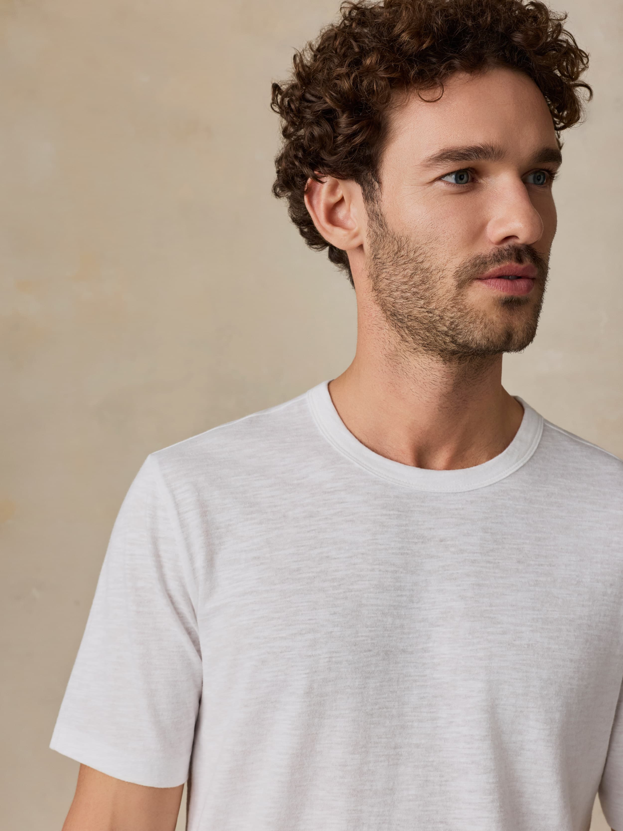 Short-Sleeve Breeze Tee - White | Faherty Brand