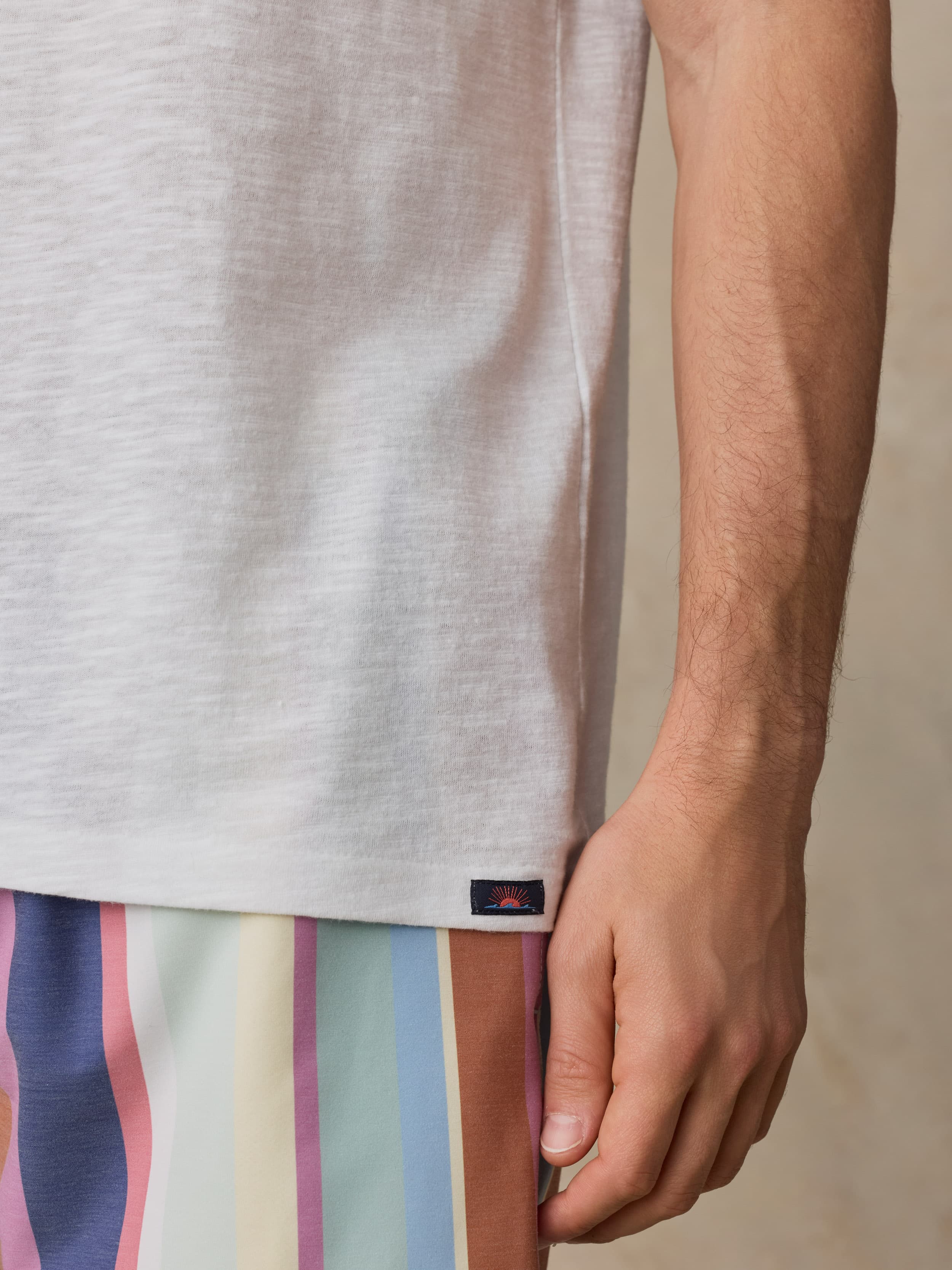 Short-Sleeve Breeze Tee - White | Faherty Brand