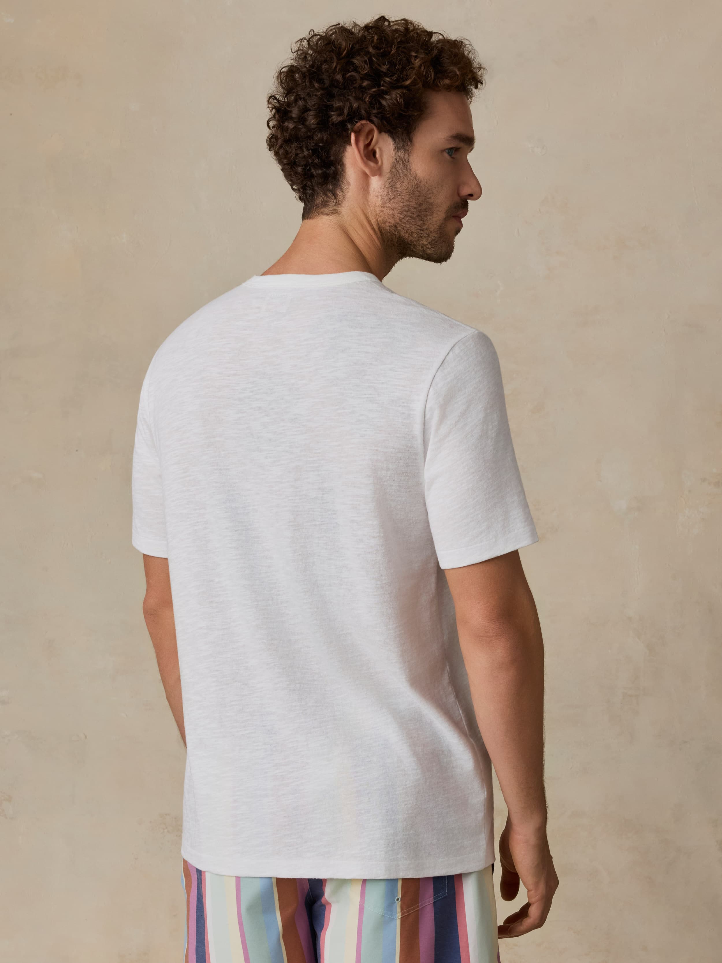 Short-Sleeve Breeze Tee - White | Faherty Brand