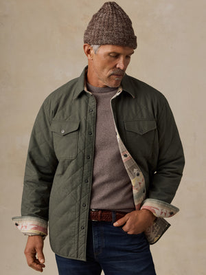 Thunder Voice Eagle Reversible Bondi Jacket - Pinyon Ridge Green