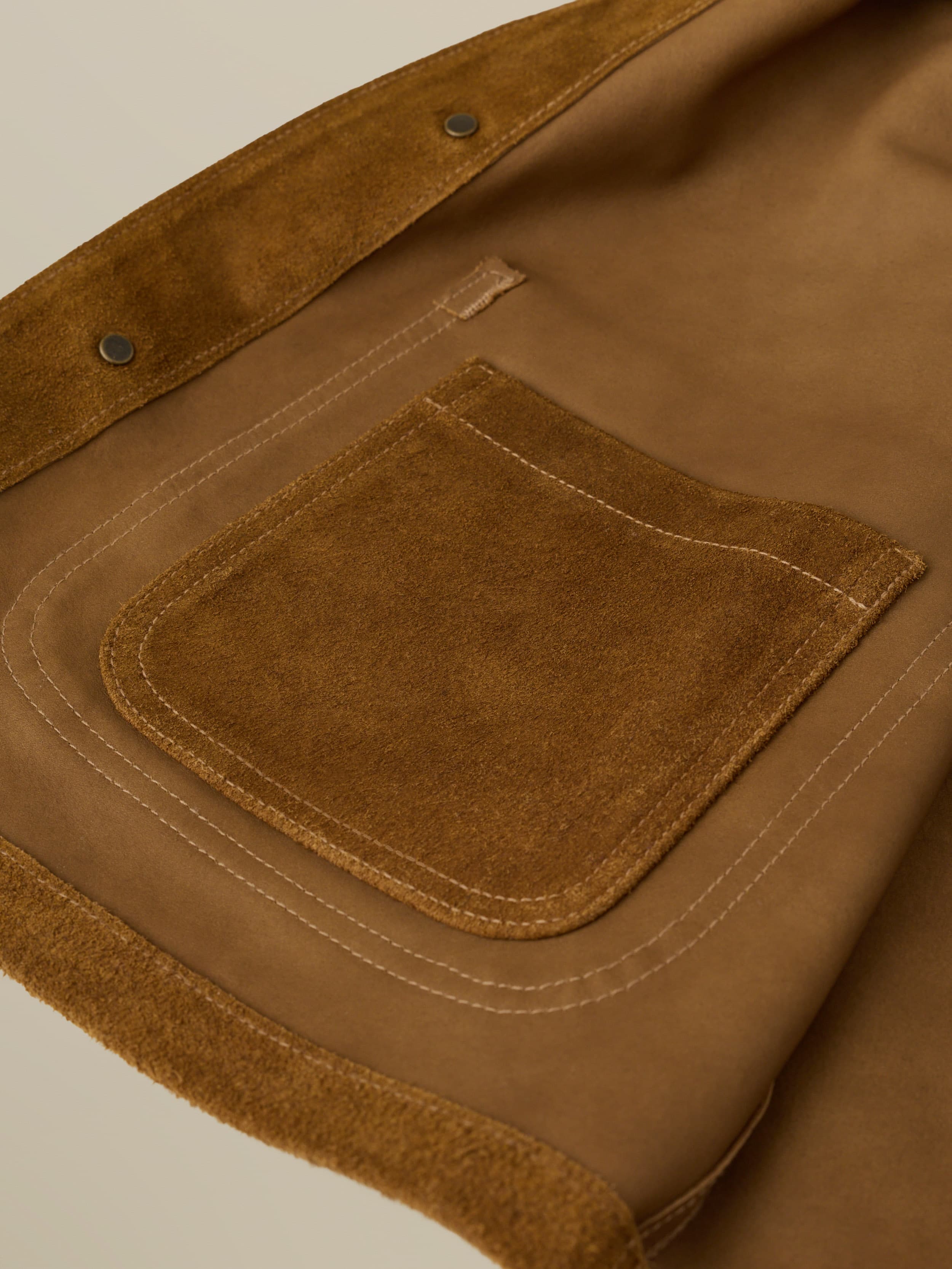 Suede Studio Jacket - Golden Chestnut | Faherty Brand