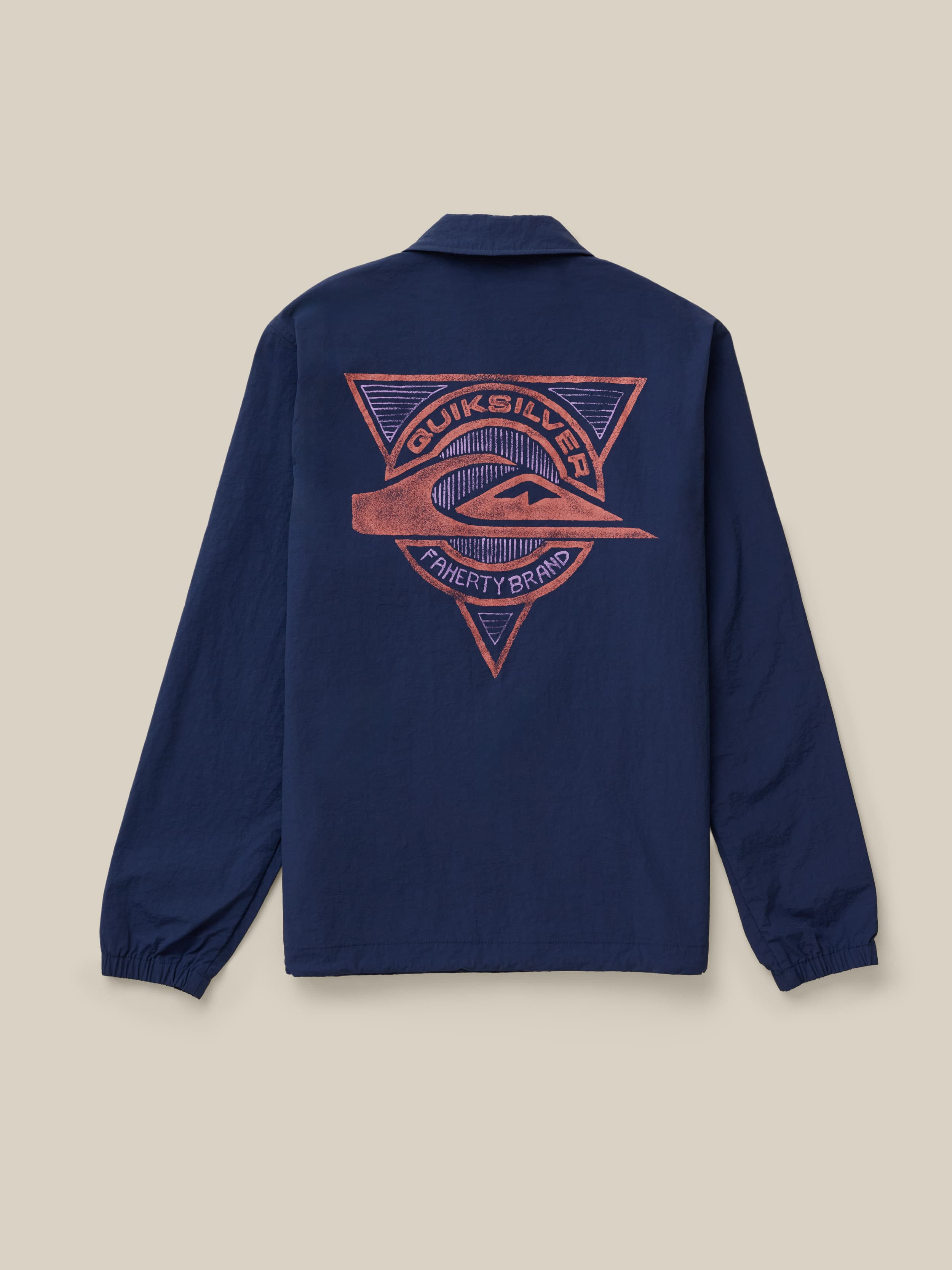 Quiksilver Coaches Jacket - Huntington Navy | Faherty Brand