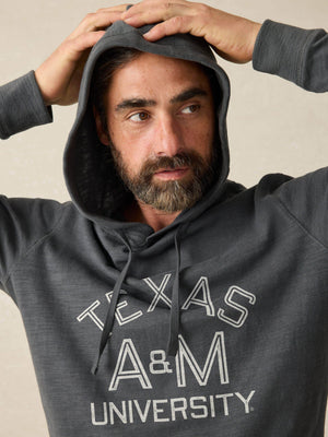 Texas A&M Sunwashed Slub Hoodie - Graphite