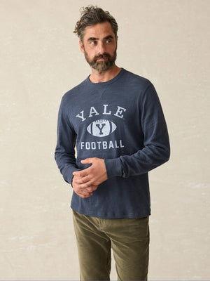 Yale Sunwashed Organic Crew - Blue Nights