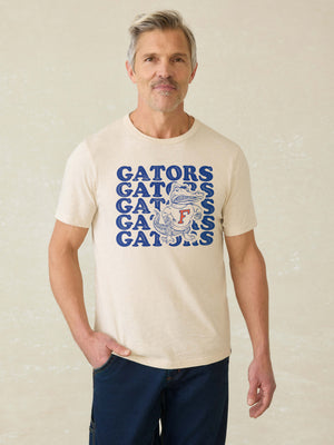 University of Florida Sunwashed Tee - Island Dune Heather