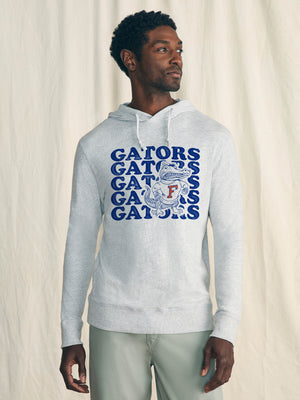 University of Florida Sunwashed Slub Hoodie - Light Heather Grey