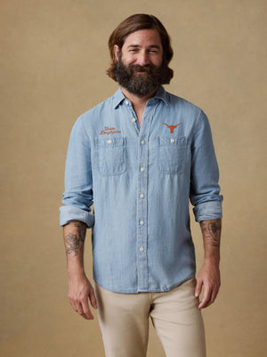 University of Texas Tried & True Chambray Workshirt - Vintage Indigo