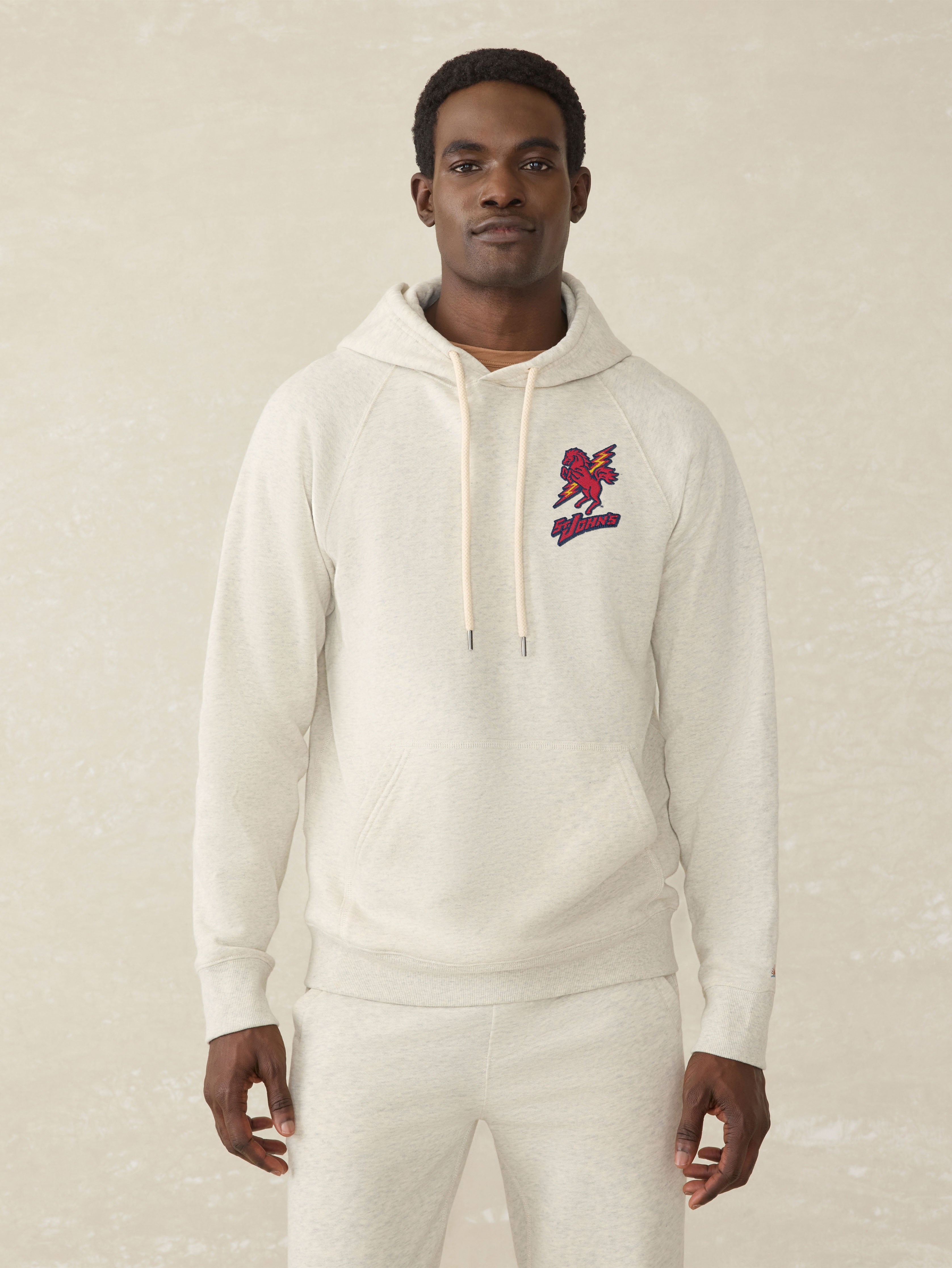 St. John's High Standard Hoodie - Antique Ivory Heather | Faherty Brand