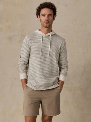 Sunwashed Organic Hoodie - Cedar Falls Stripe