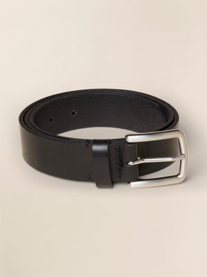 Mens Leather Belt - Black
