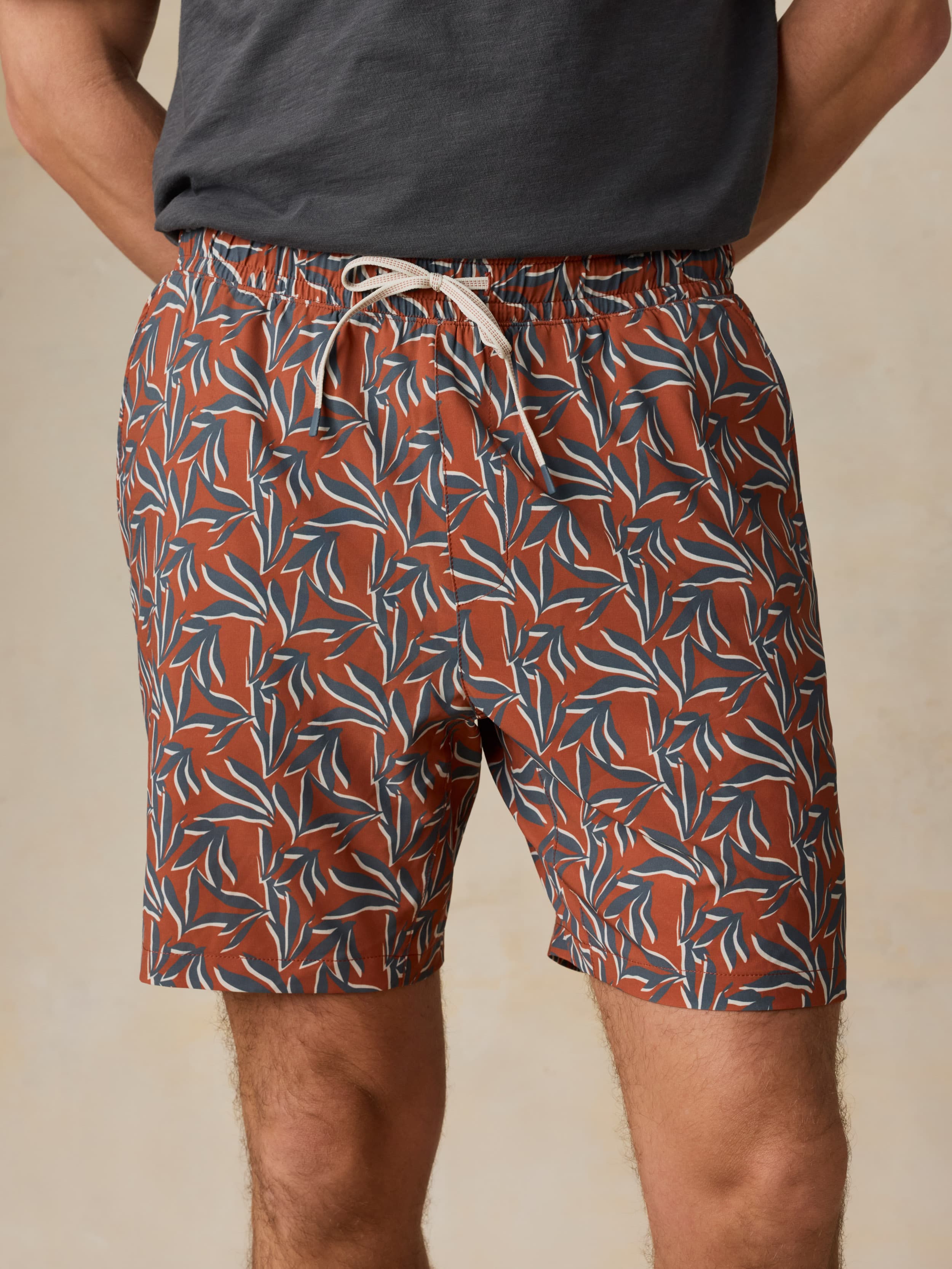 Shorelite Trunk (7") - Desert Night Leaf | Faherty Brand
