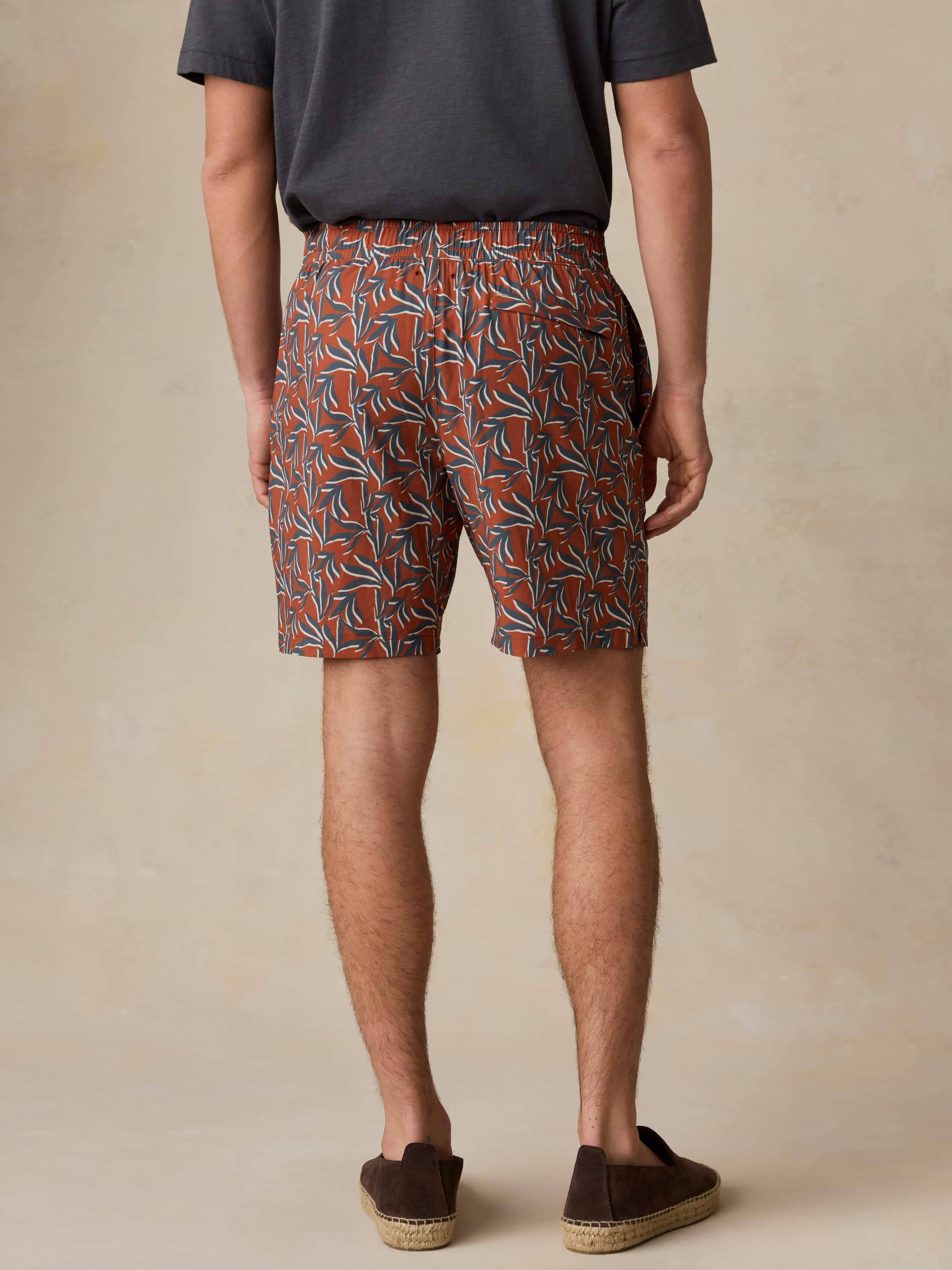 Shorelite Trunk (7") - Desert Night Leaf | Faherty Brand