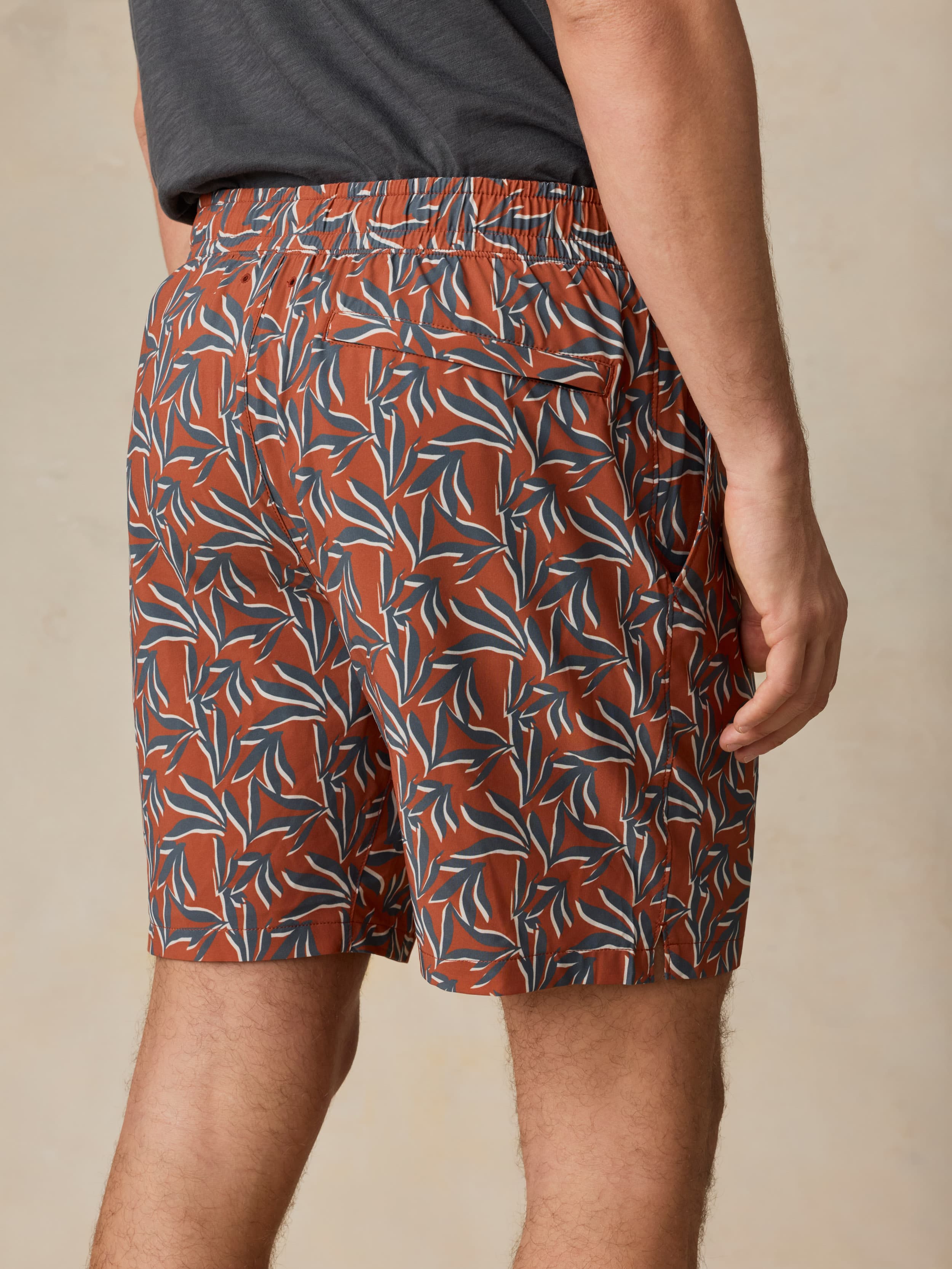 Shorelite Trunk (7") - Desert Night Leaf | Faherty Brand