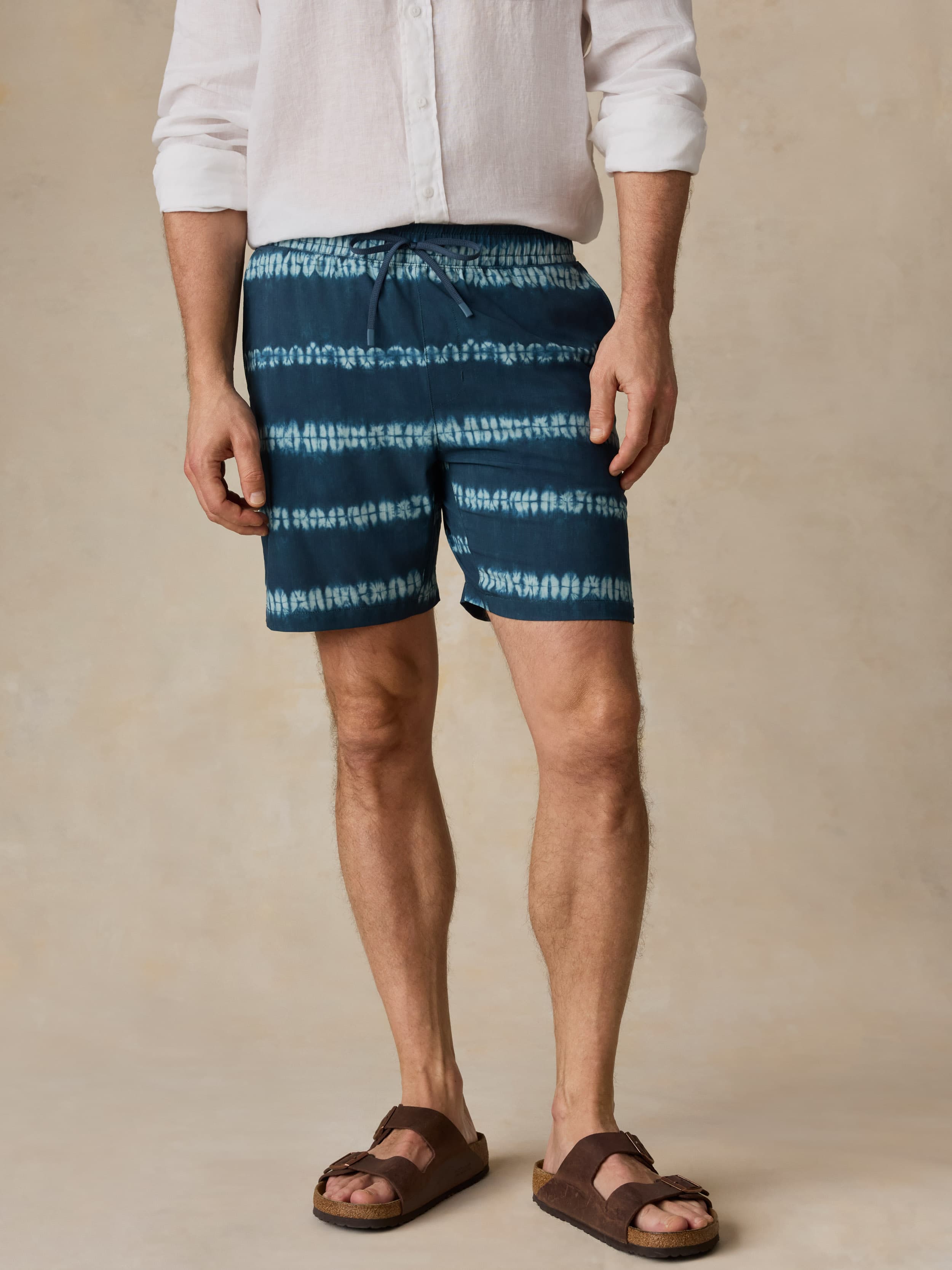 Shorelite Trunk (7") - Blue Ravine Tie Dye | Faherty Brand
