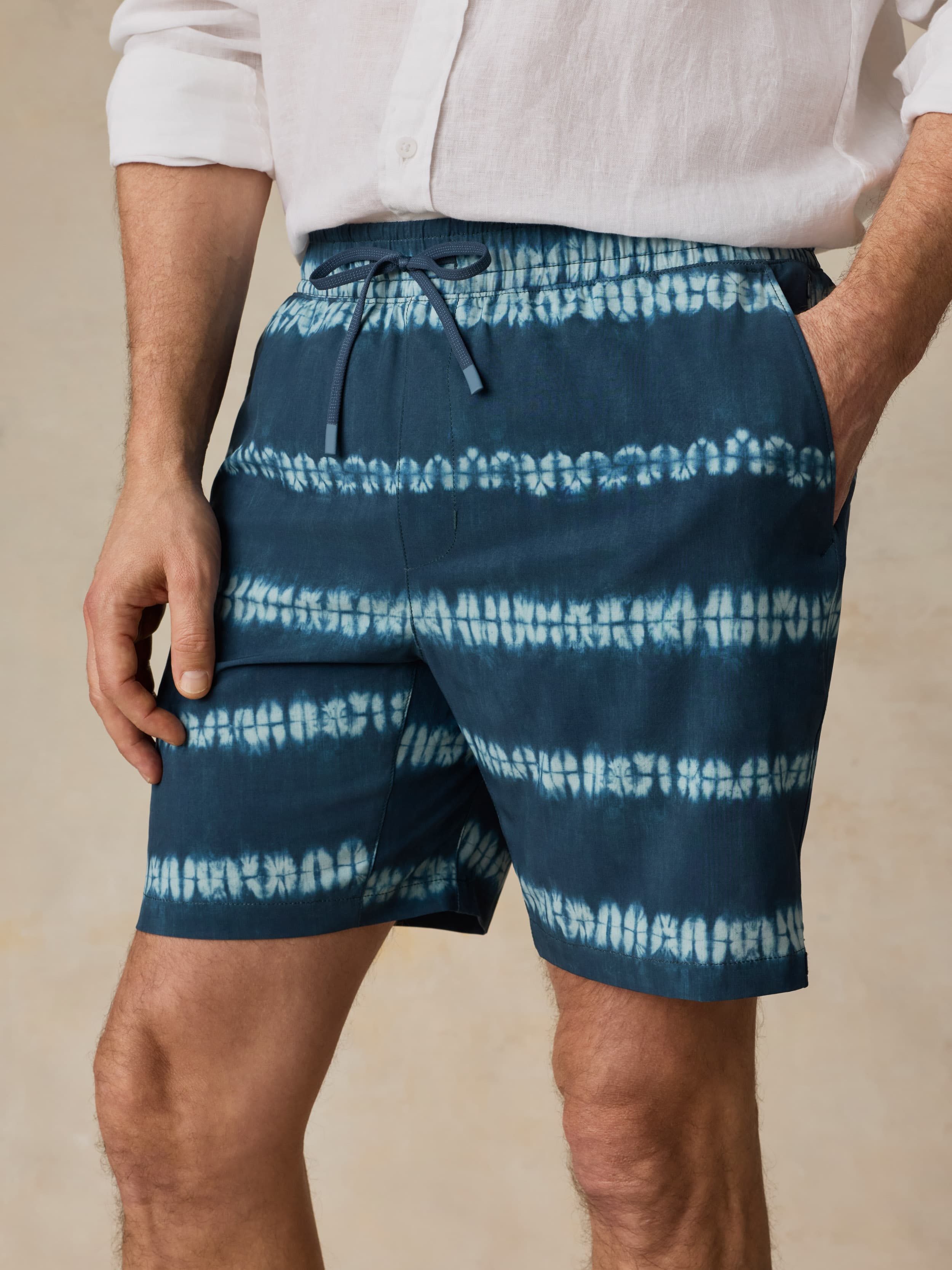 Shorelite Trunk (7") - Blue Ravine Tie Dye | Faherty Brand