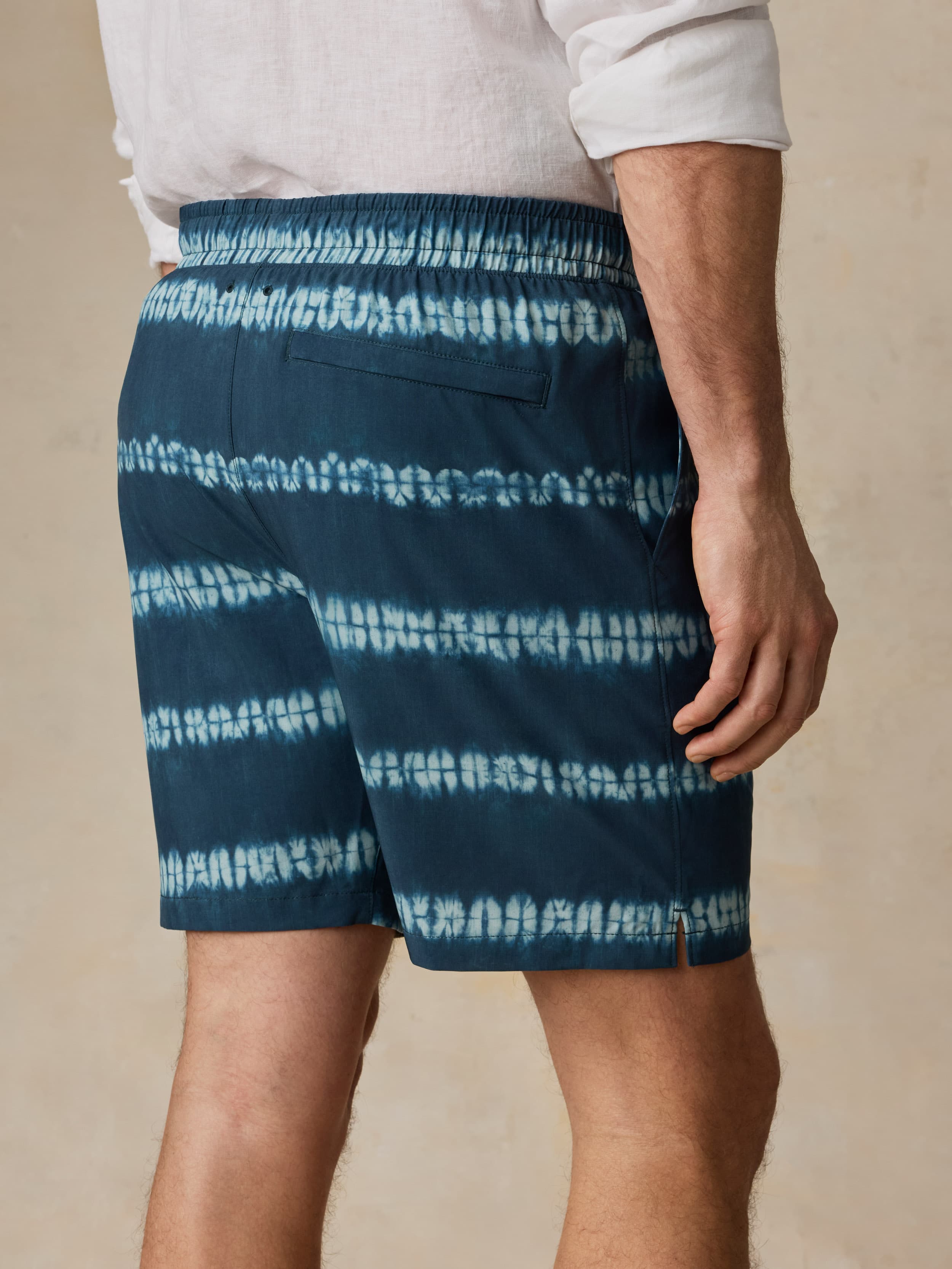 Shorelite Trunk (7") - Blue Ravine Tie Dye | Faherty Brand