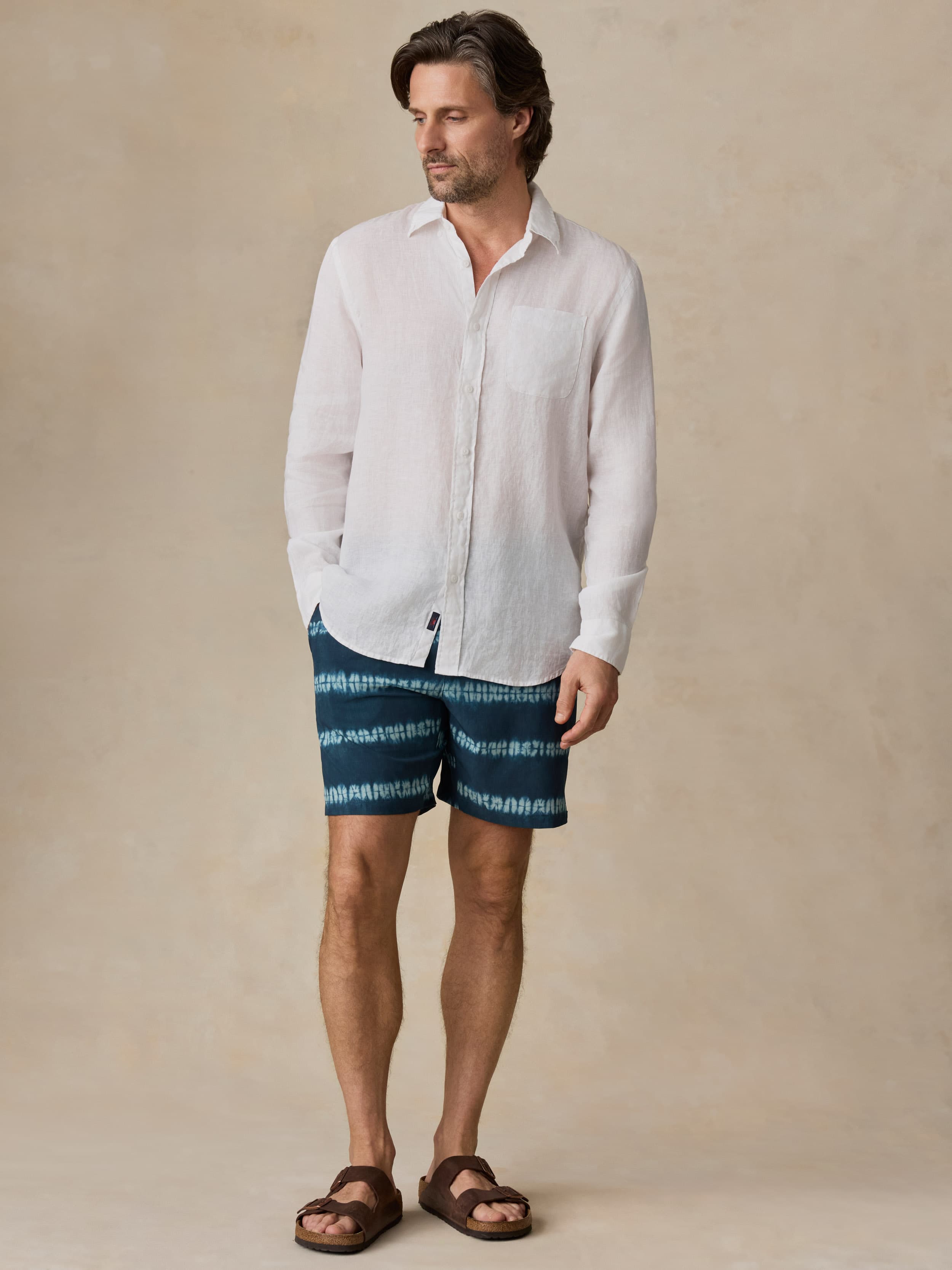 Shorelite Trunk (7") - Blue Ravine Tie Dye | Faherty Brand