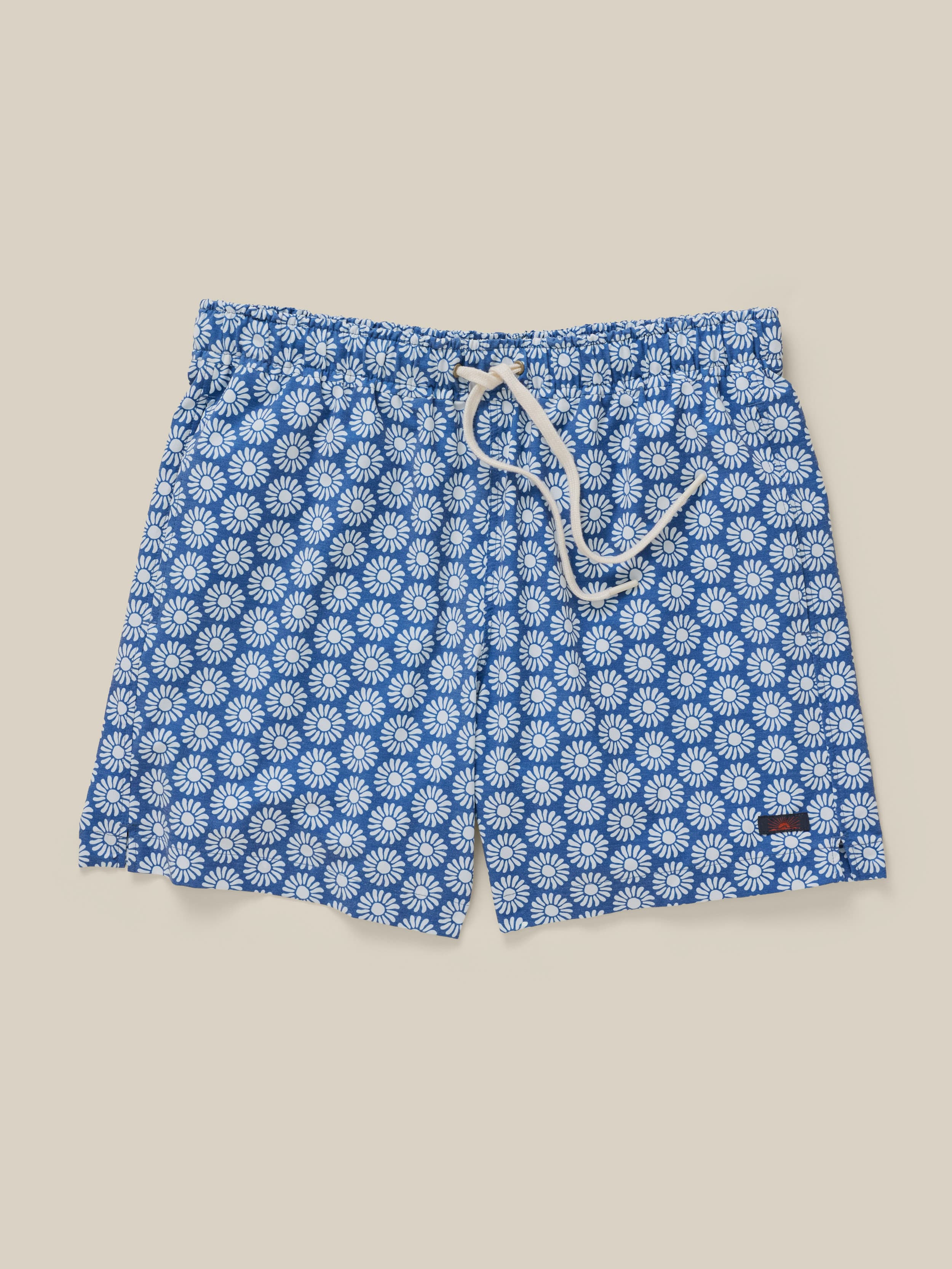 All Day™ Trunk (6") - Blue Cream Suns | Faherty Brand