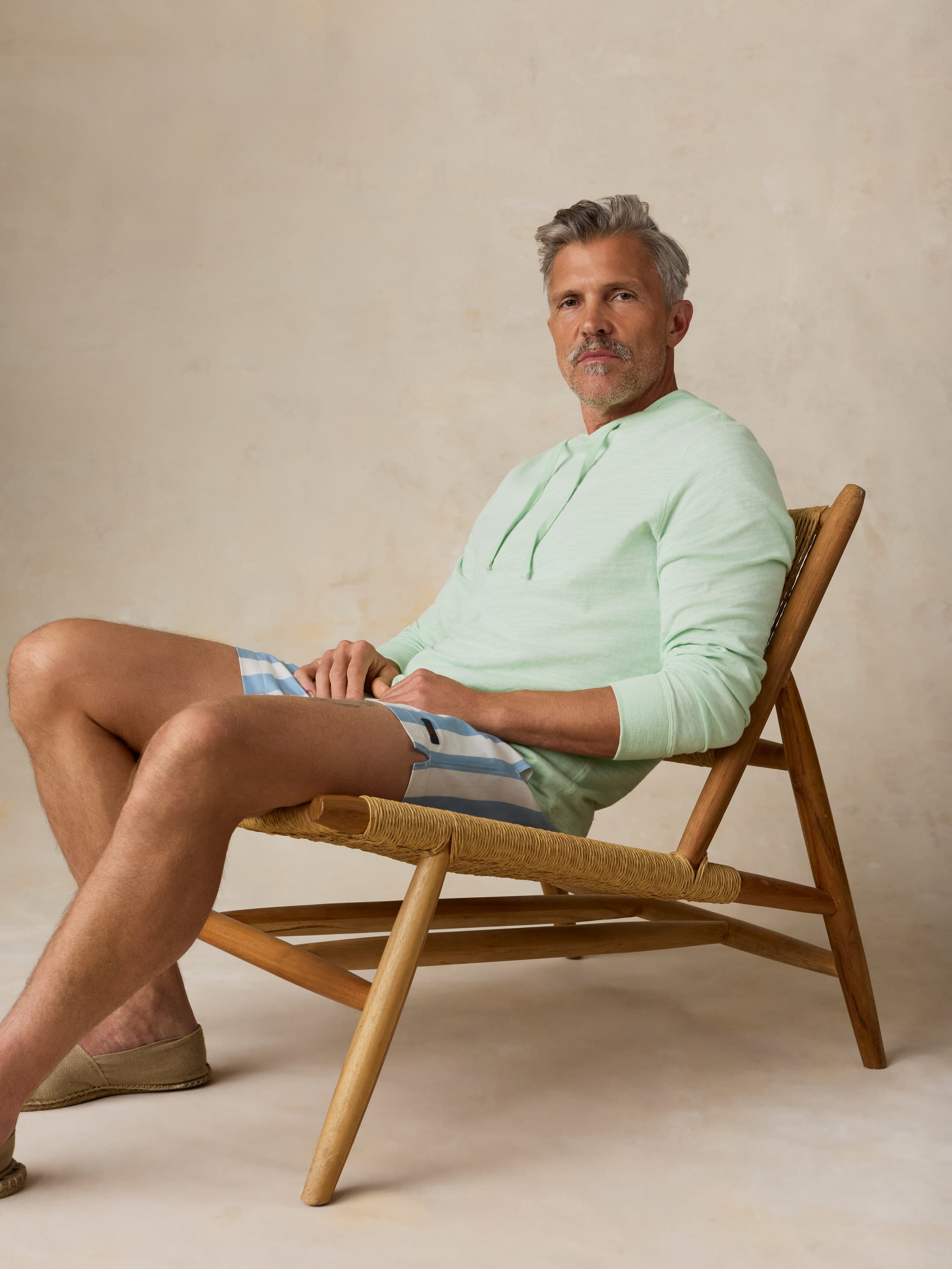 All Day™ Trunk (6") - Beach Breeze Stripe | Faherty Brand