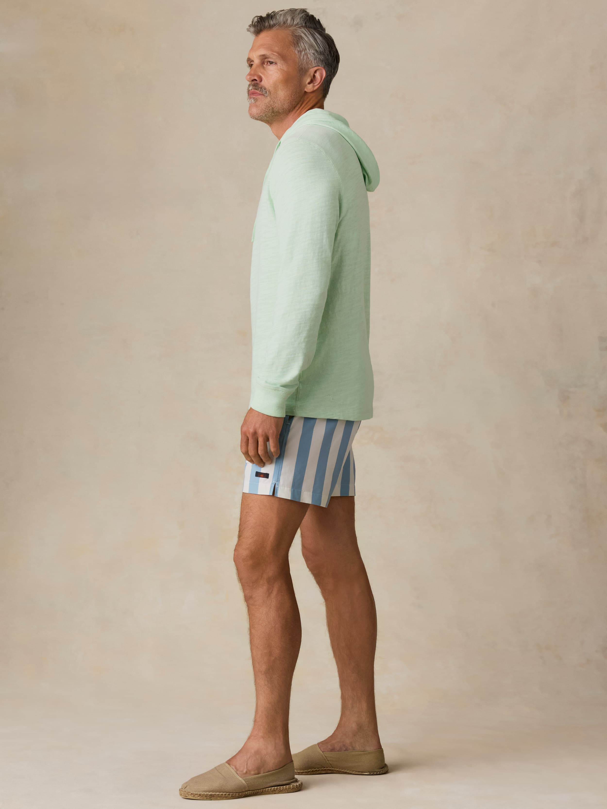 All Day™ Trunk (6") - Beach Breeze Stripe | Faherty Brand