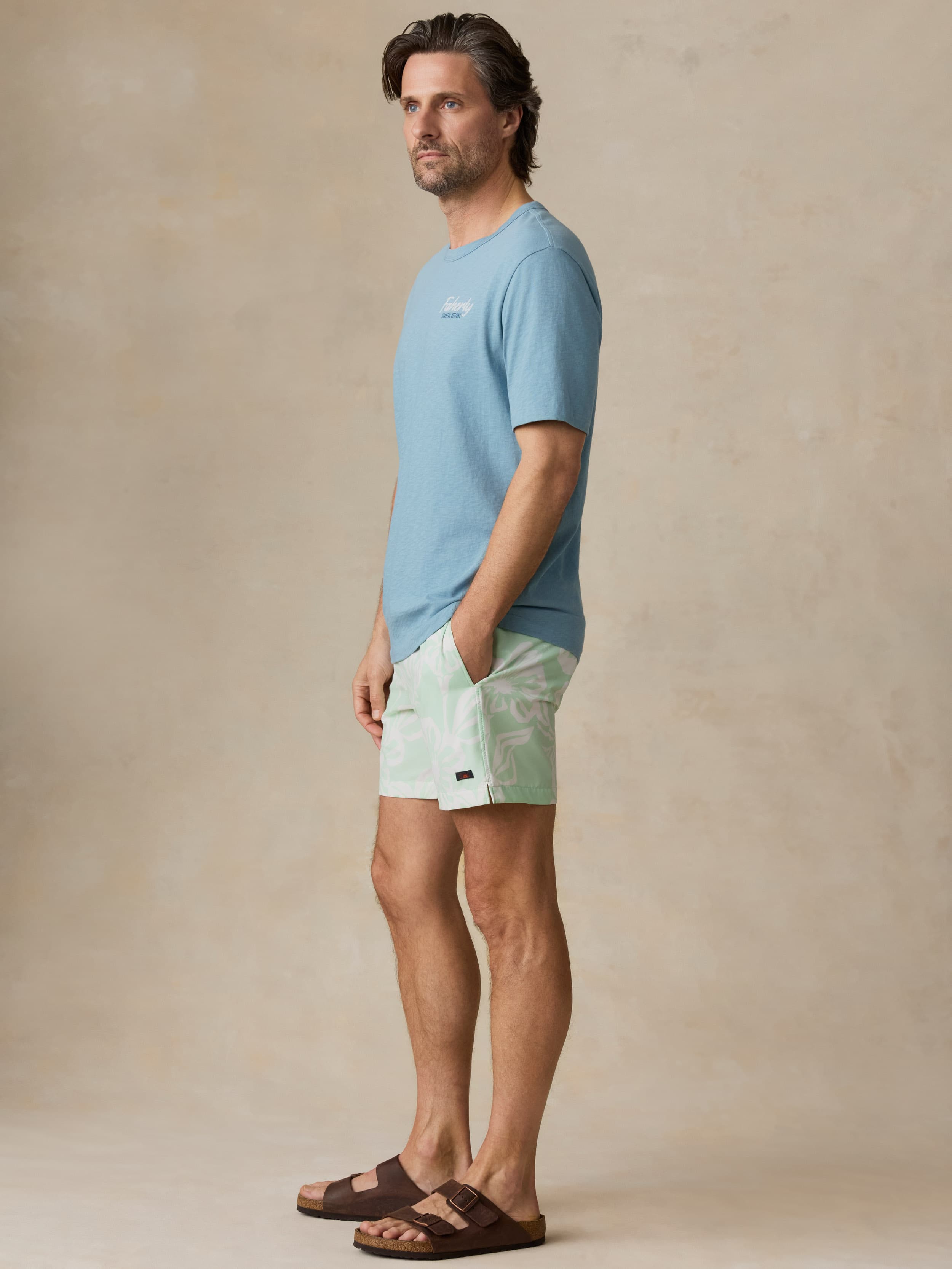 All Day™ Trunk (6") - Summer Isle Floral | Faherty Brand