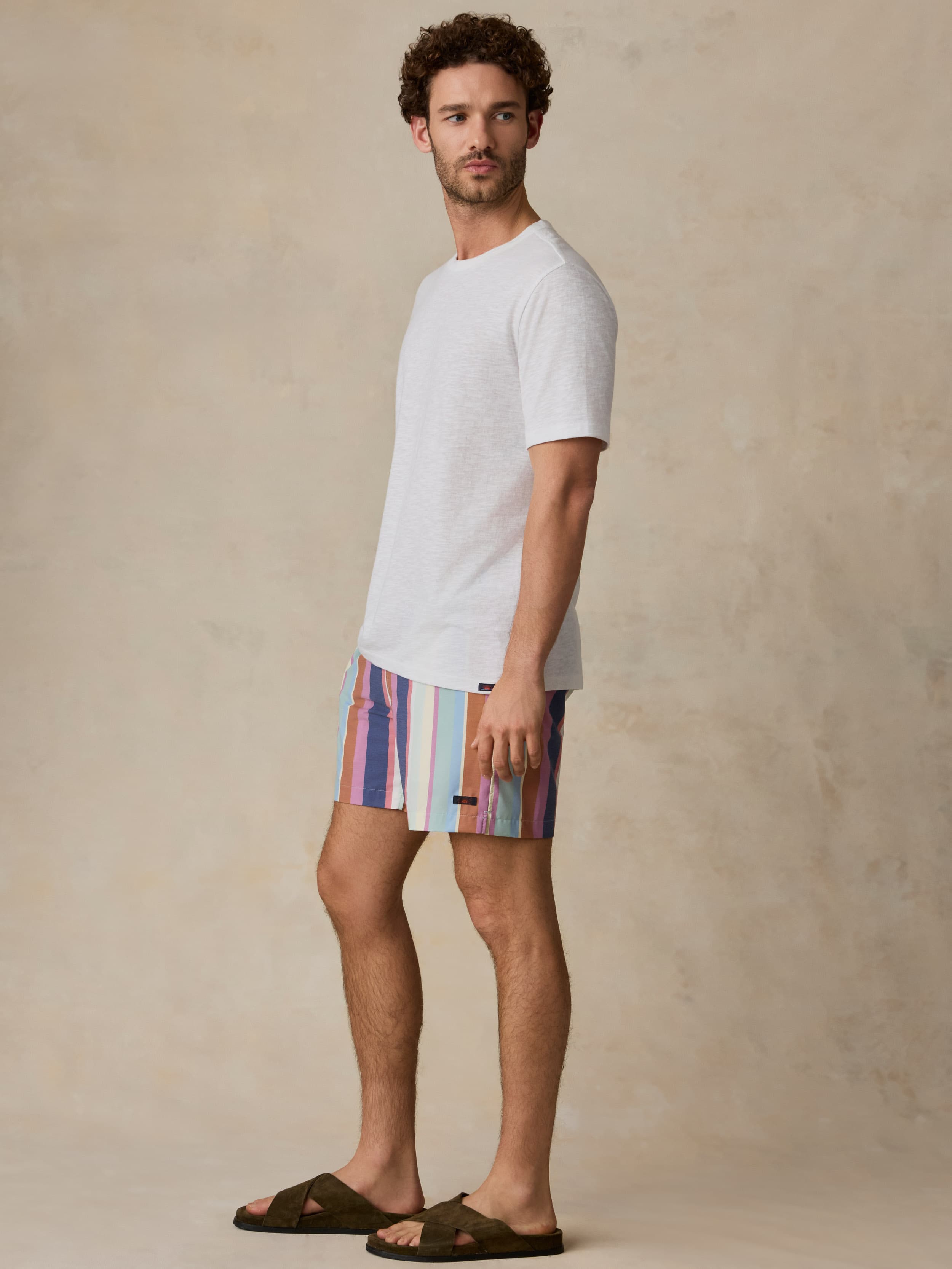 All Day™ Trunk (6") - Summer Skies Stripe | Faherty Brand
