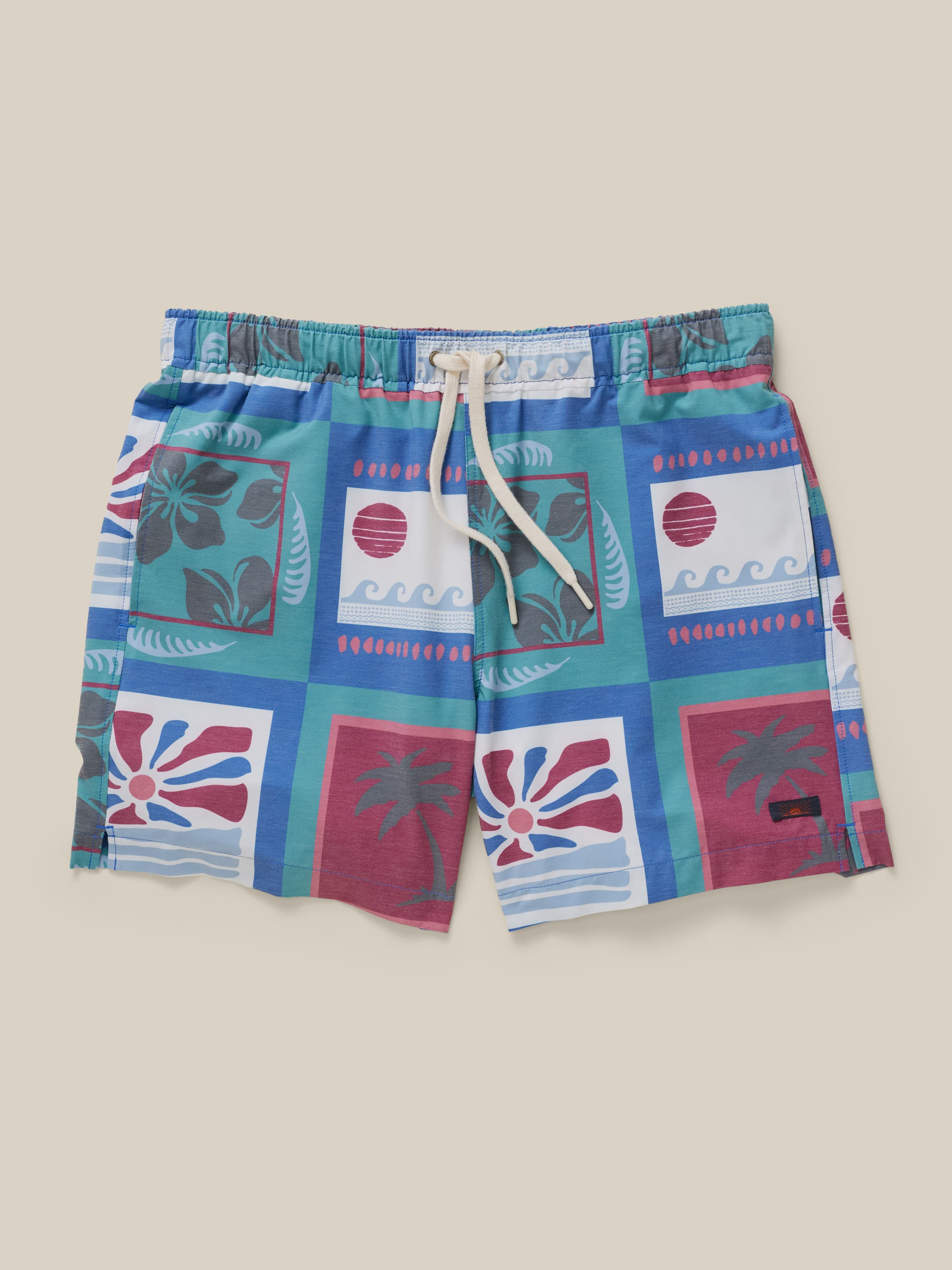 All Day™ Trunk (6") - Summer Waves Tile | Faherty Brand