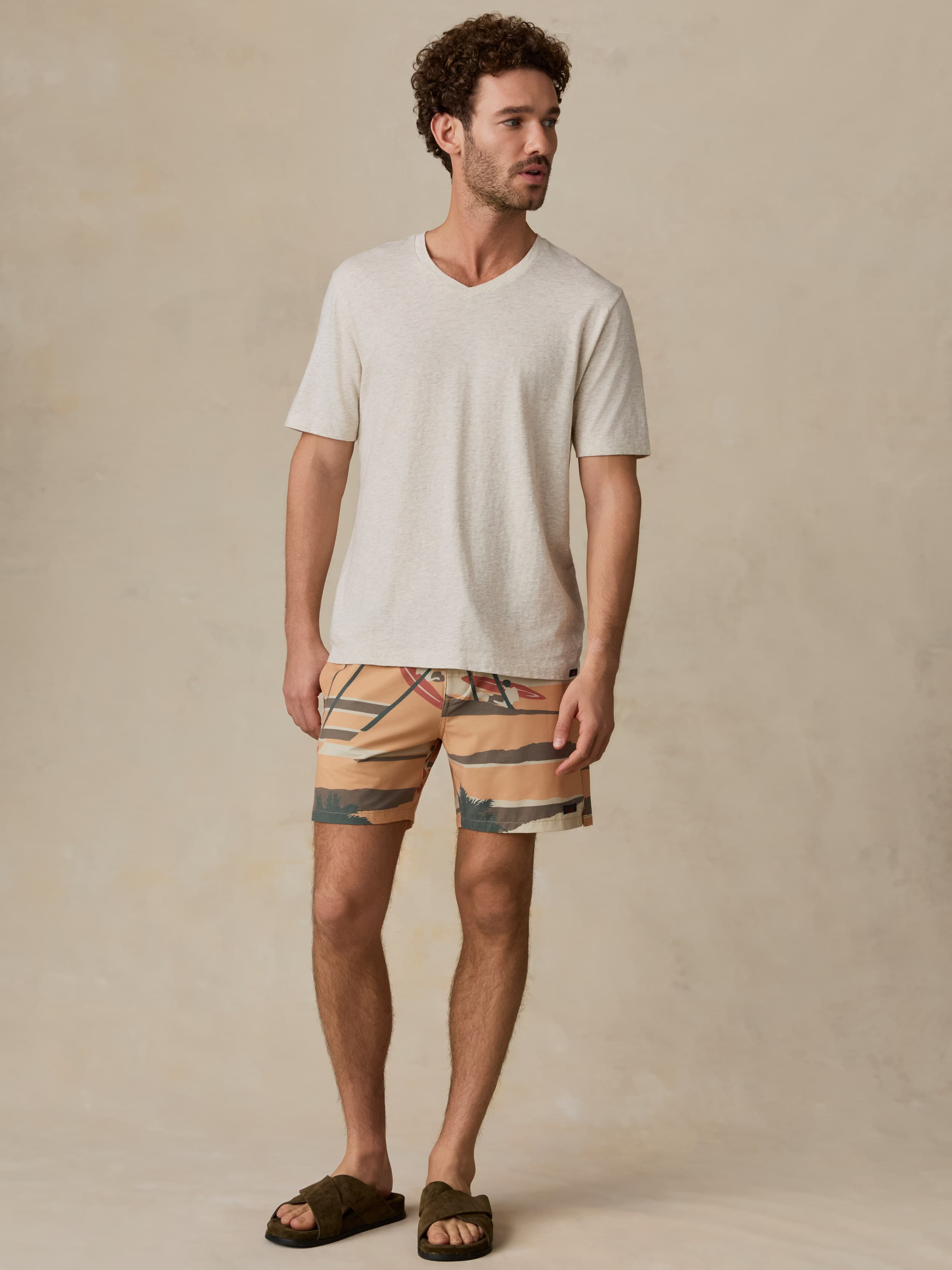 All Day™ Boardshort - Surf Island Clay | Faherty Brand