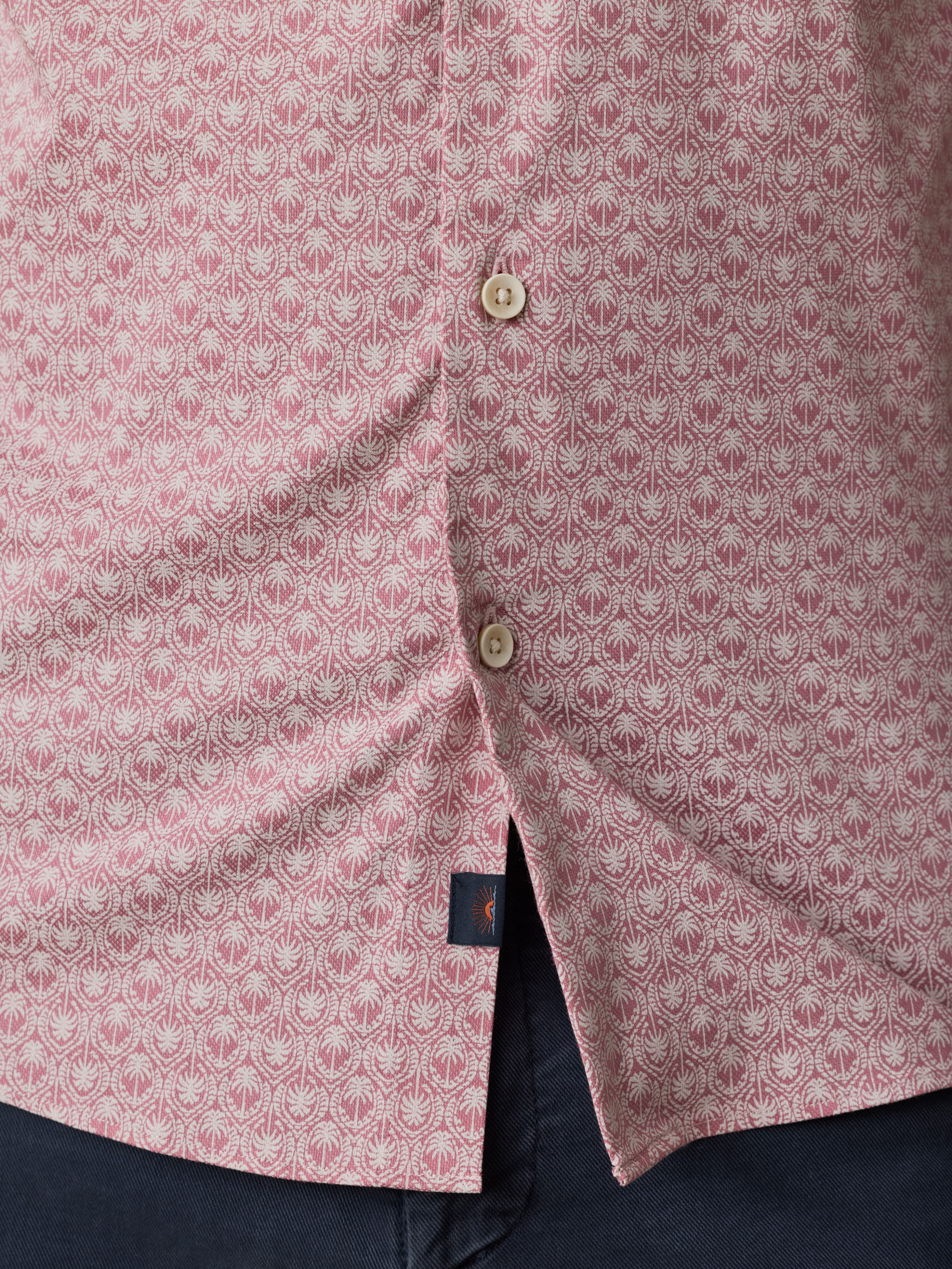 Short-Sleeve Movement™ Monterey Shirt - Rose Palm Mosaic | Faherty Brand