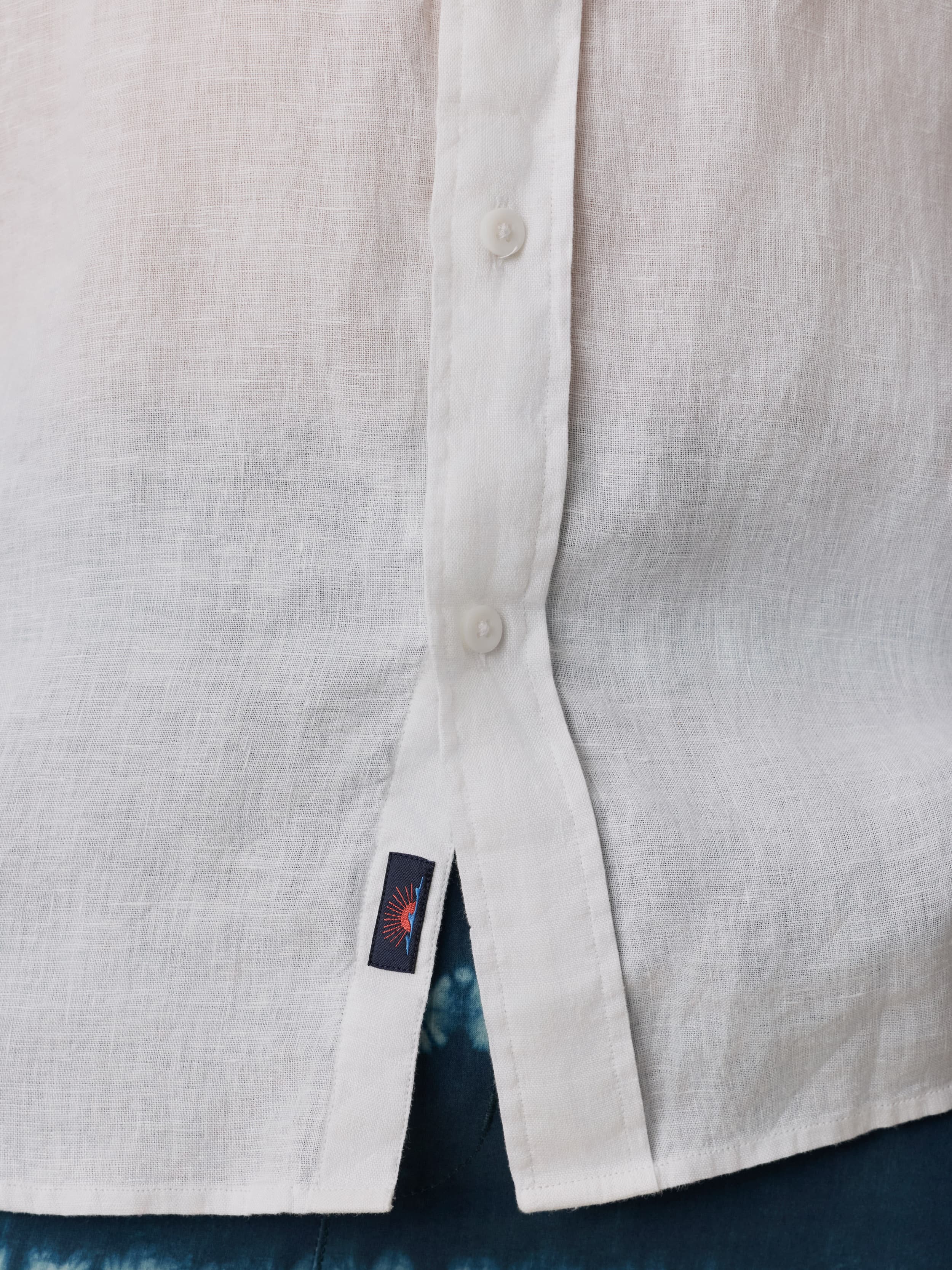 Sunwashed Linen Shirt - Pure White | Faherty Brand