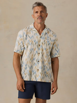 Short-Sleeve Resort Shirt - Belle Isle Ikat